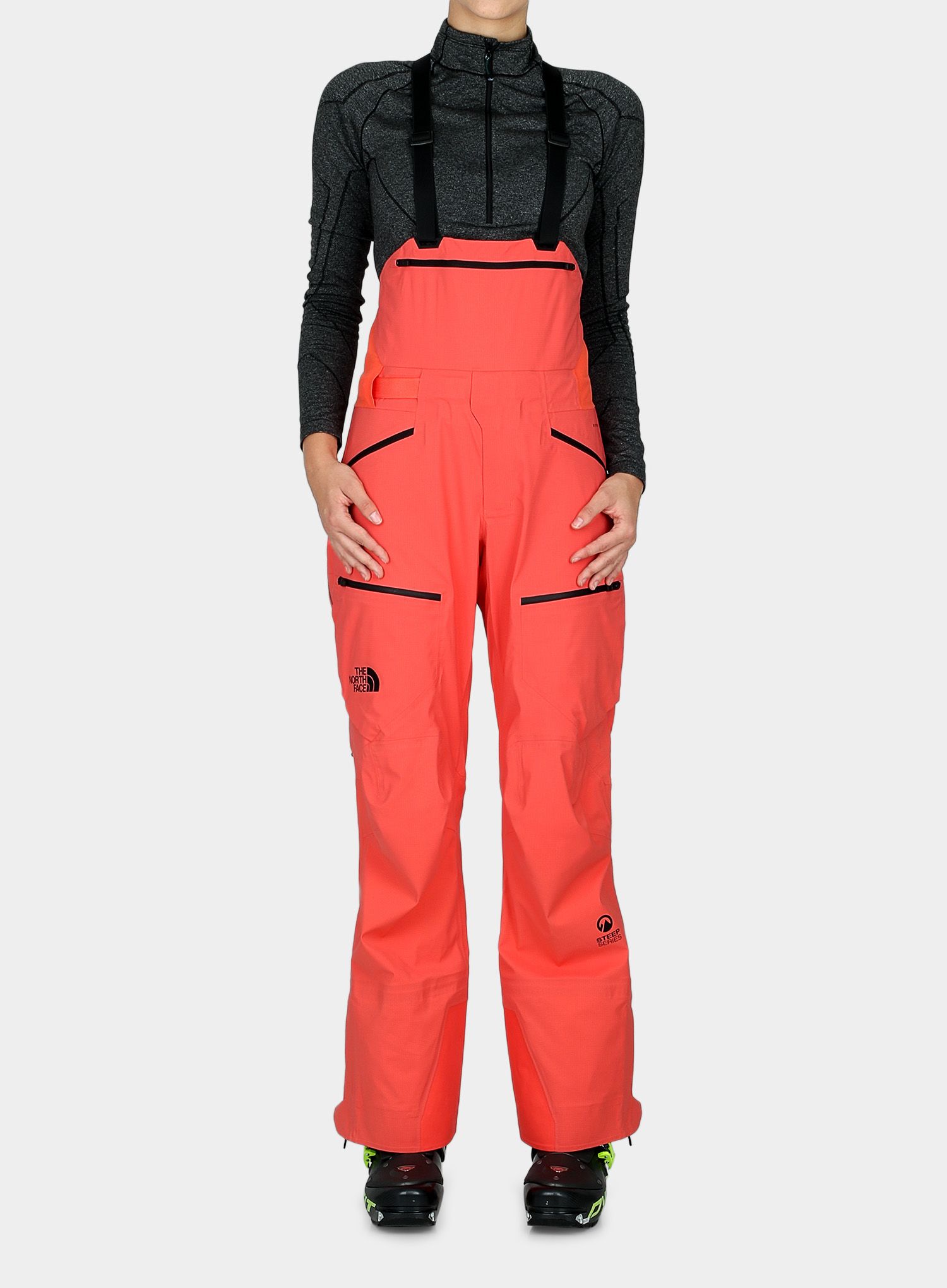 Dámské kalhoty The North Face Purist FUTURELIGHT Bib - orange