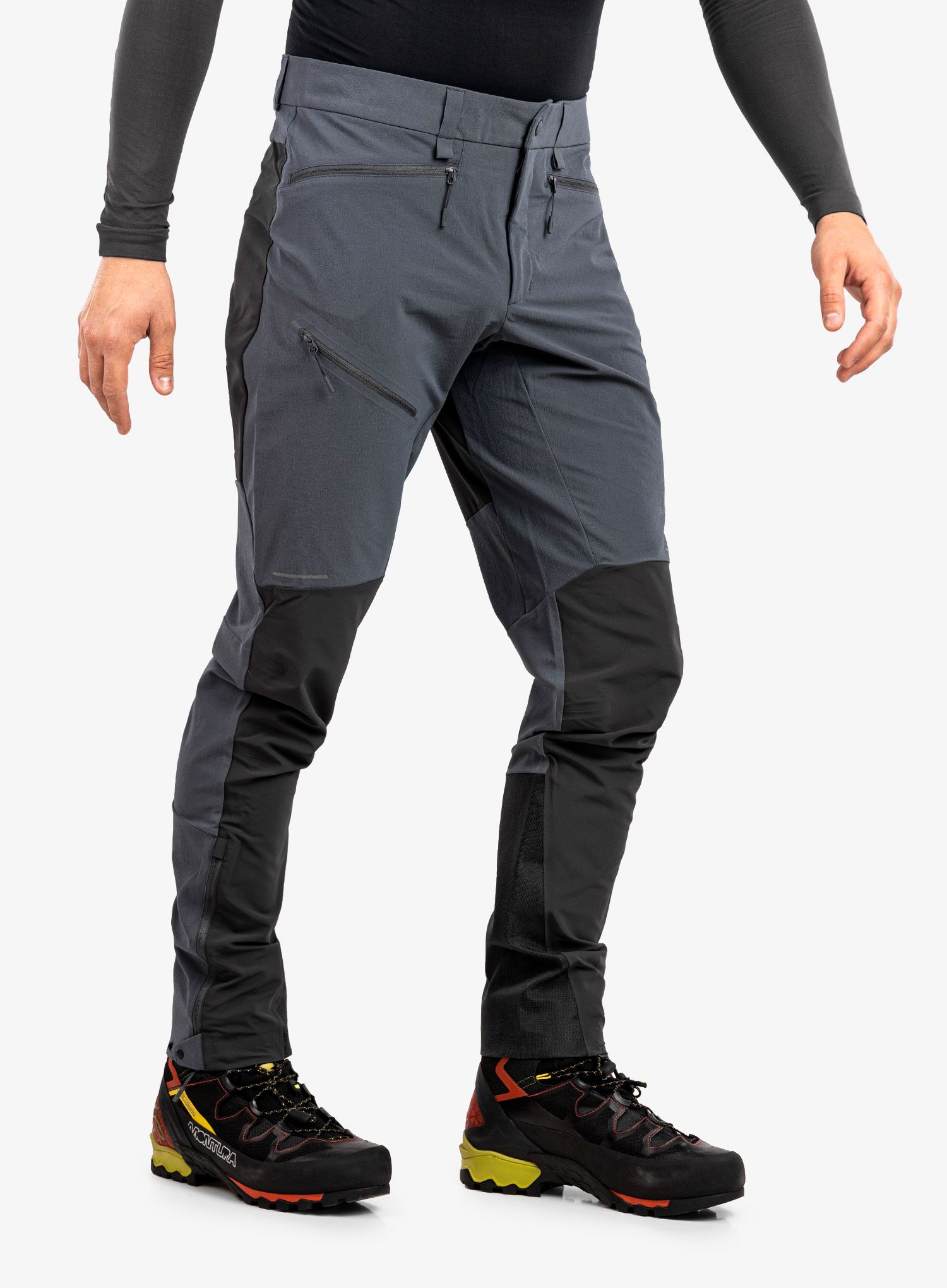 Trekové kalhoty BlackYak Aceh Pants - iron gate
