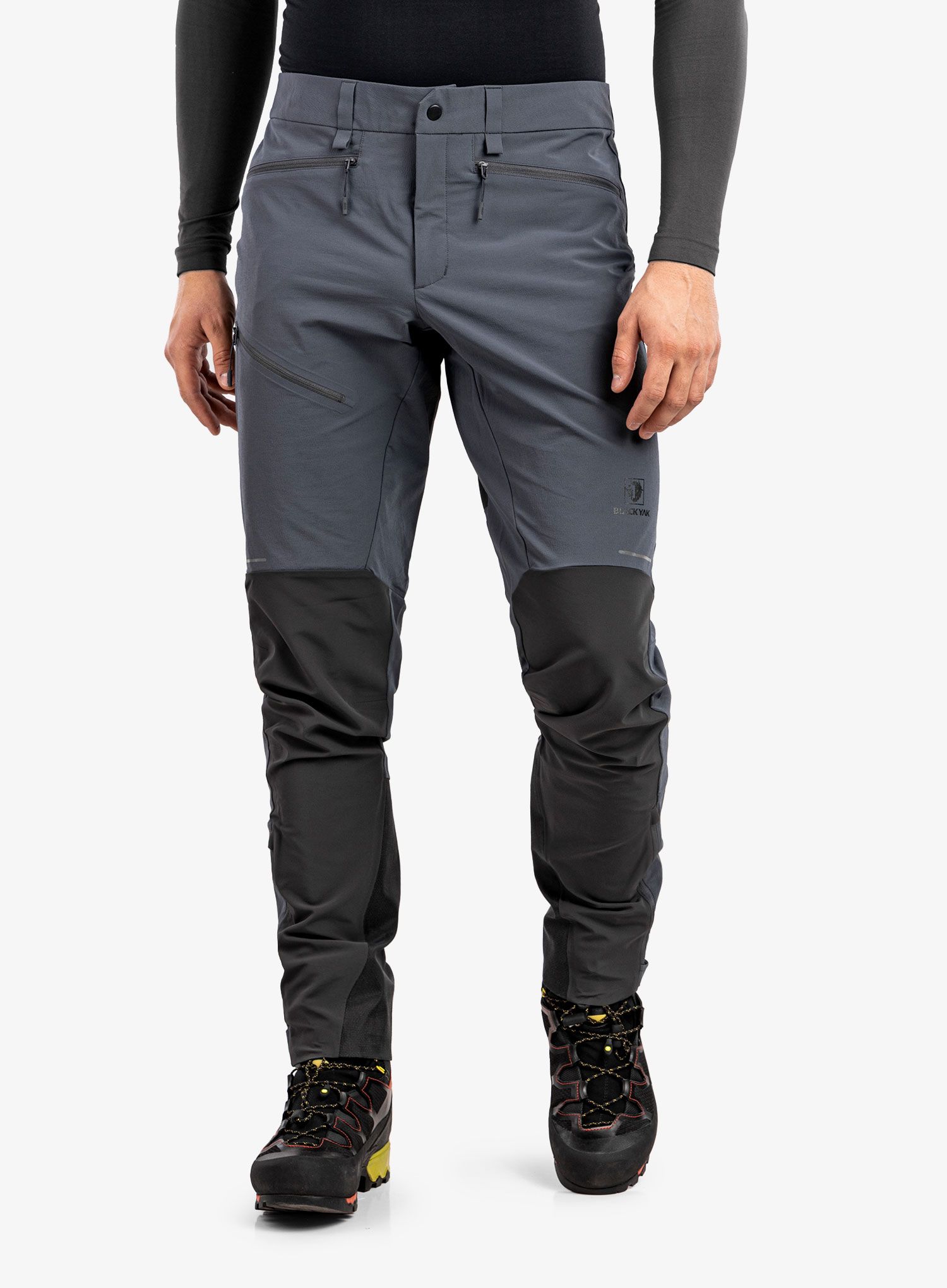 Trekové kalhoty BlackYak Aceh Pants - iron gate
