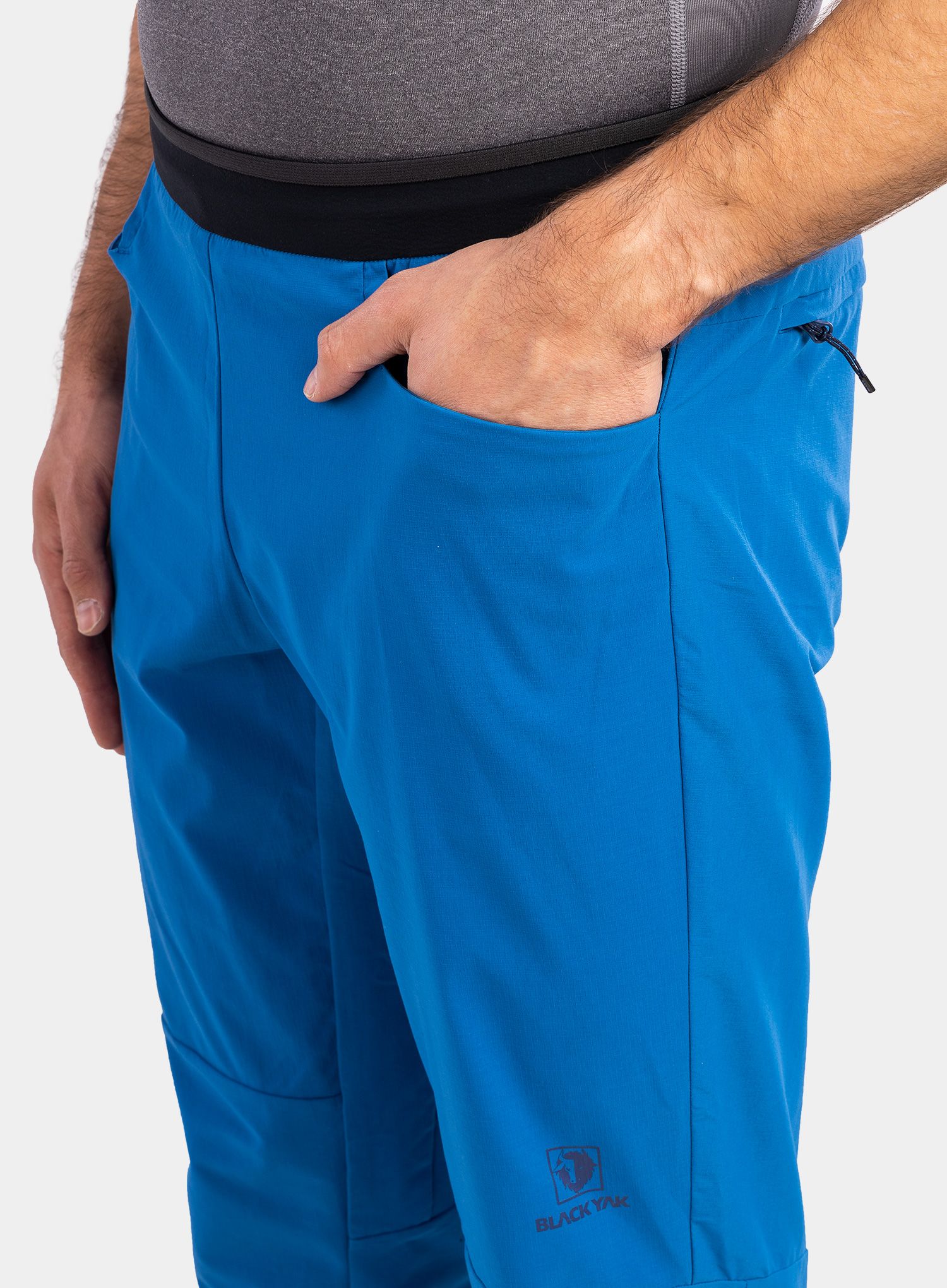 Turistické kalhoty BlackYak Malnad Pants - snorkel blue