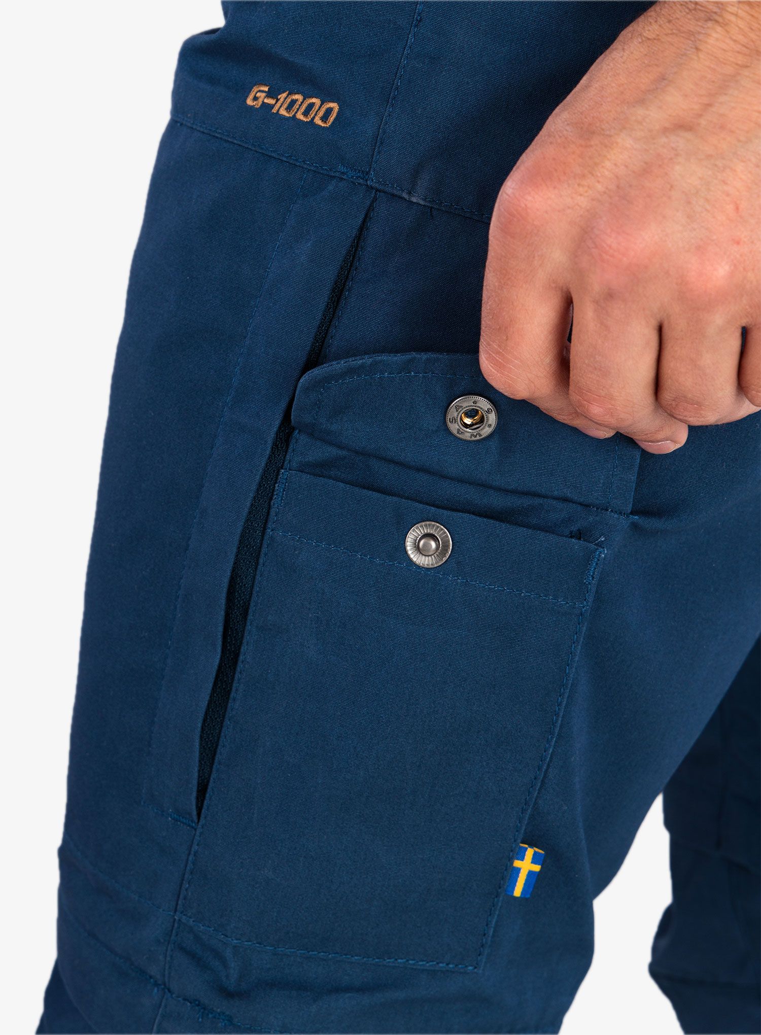 Turistické kalhoty Fjallraven Karl Pro Zip-off Trousers - indigo blue
