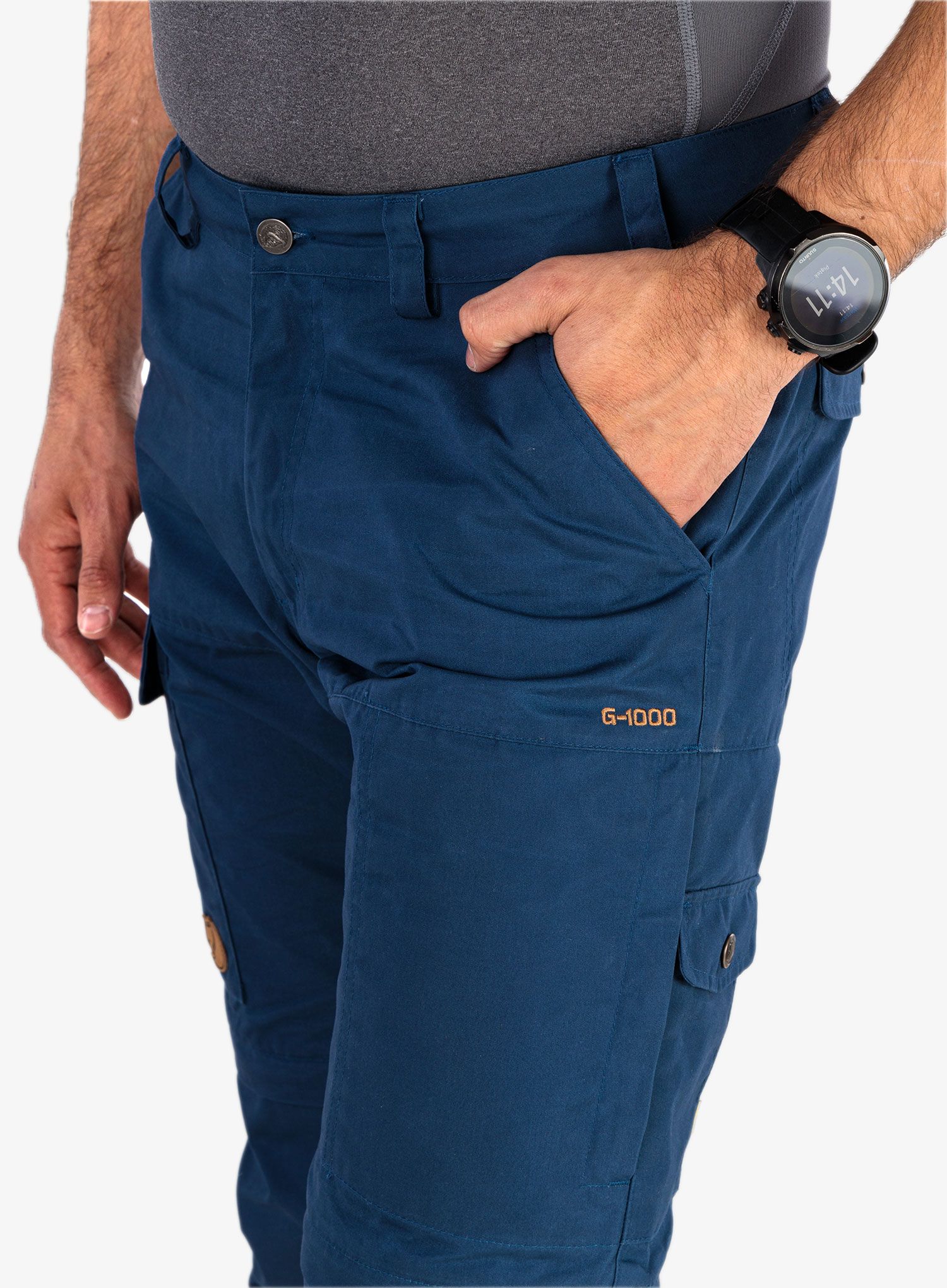 Turistické kalhoty Fjallraven Karl Pro Zip-off Trousers - indigo blue