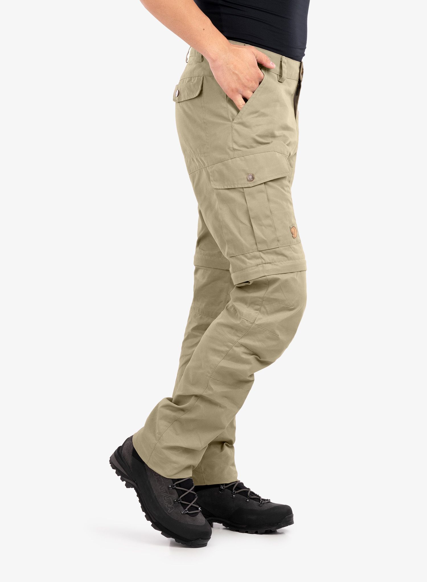 Turistické kalhoty Fjallraven Karl Pro Zip-off Trousers - savanna