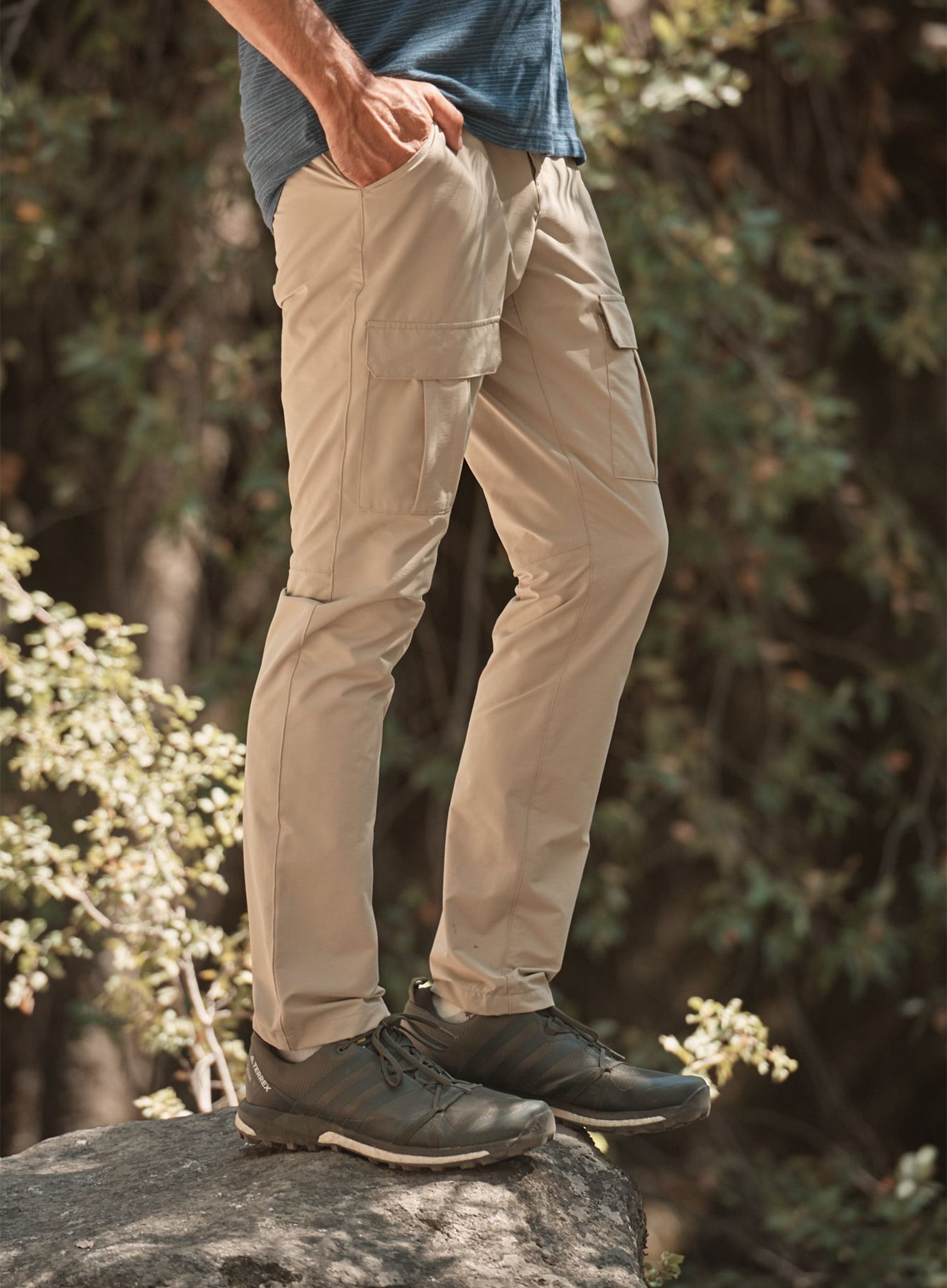 Turistické kalhoty Royal Robbins Backcountry Pro Pant - khaki