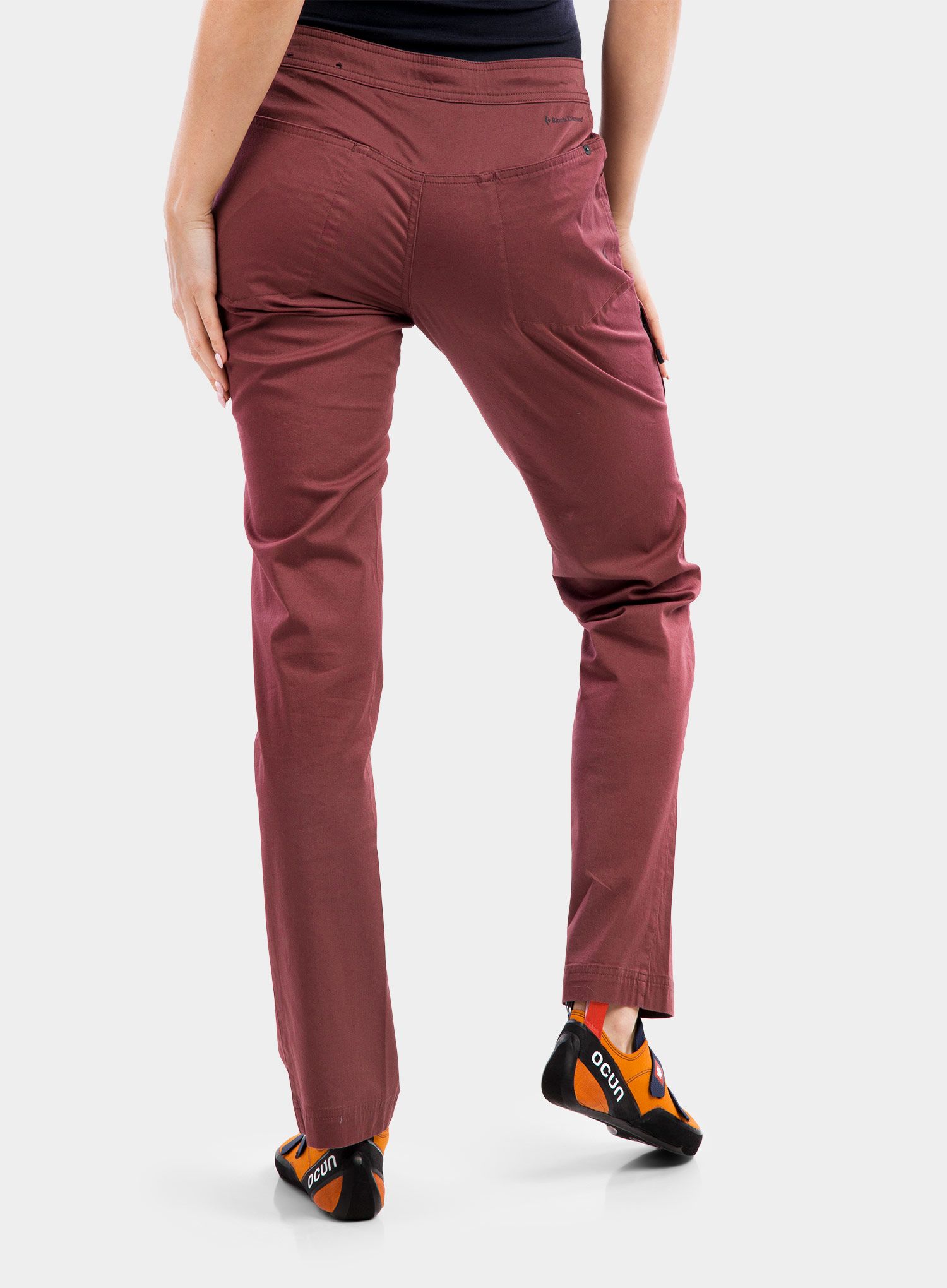 Lezecké kalhoty dámské Black Diamond Credo Pants - cherry wood