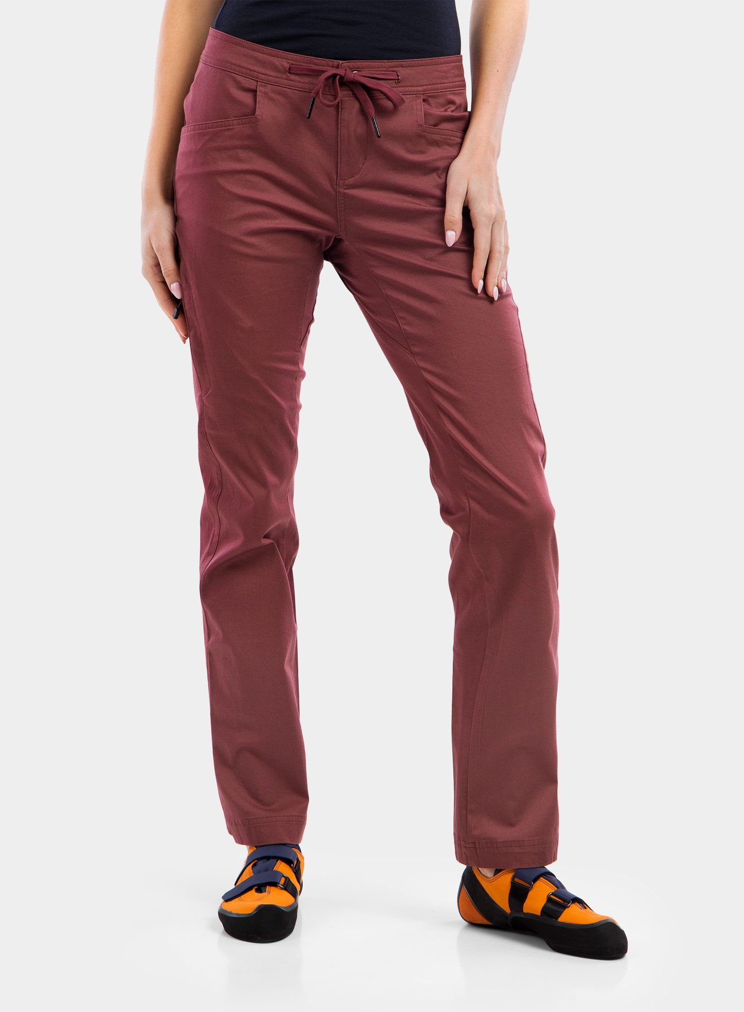 Lezecké kalhoty dámské Black Diamond Credo Pants - cherry wood