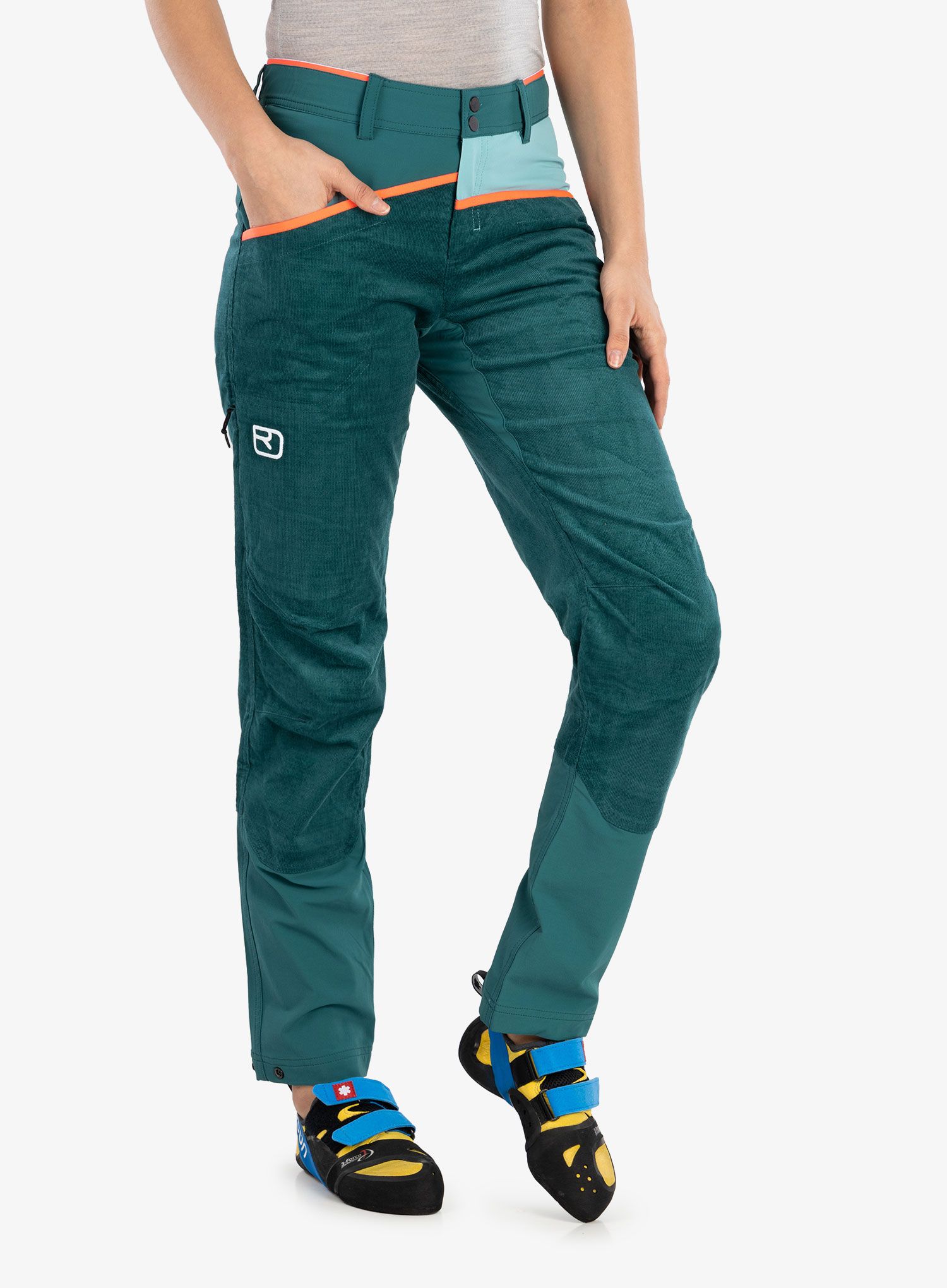 Dámské lezecké kalhoty Ortovox Casale Pants - green