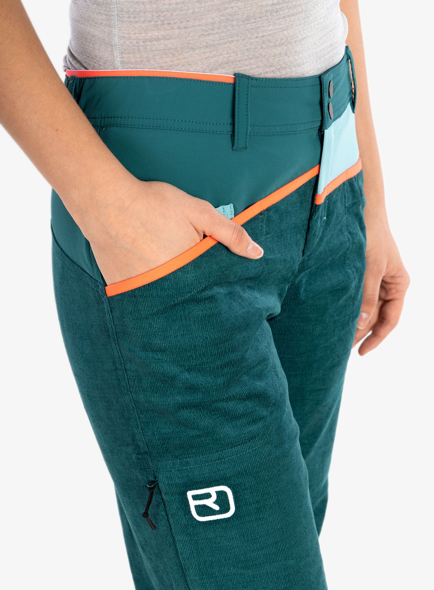 Dámské lezecké kalhoty Ortovox Casale Pants - green