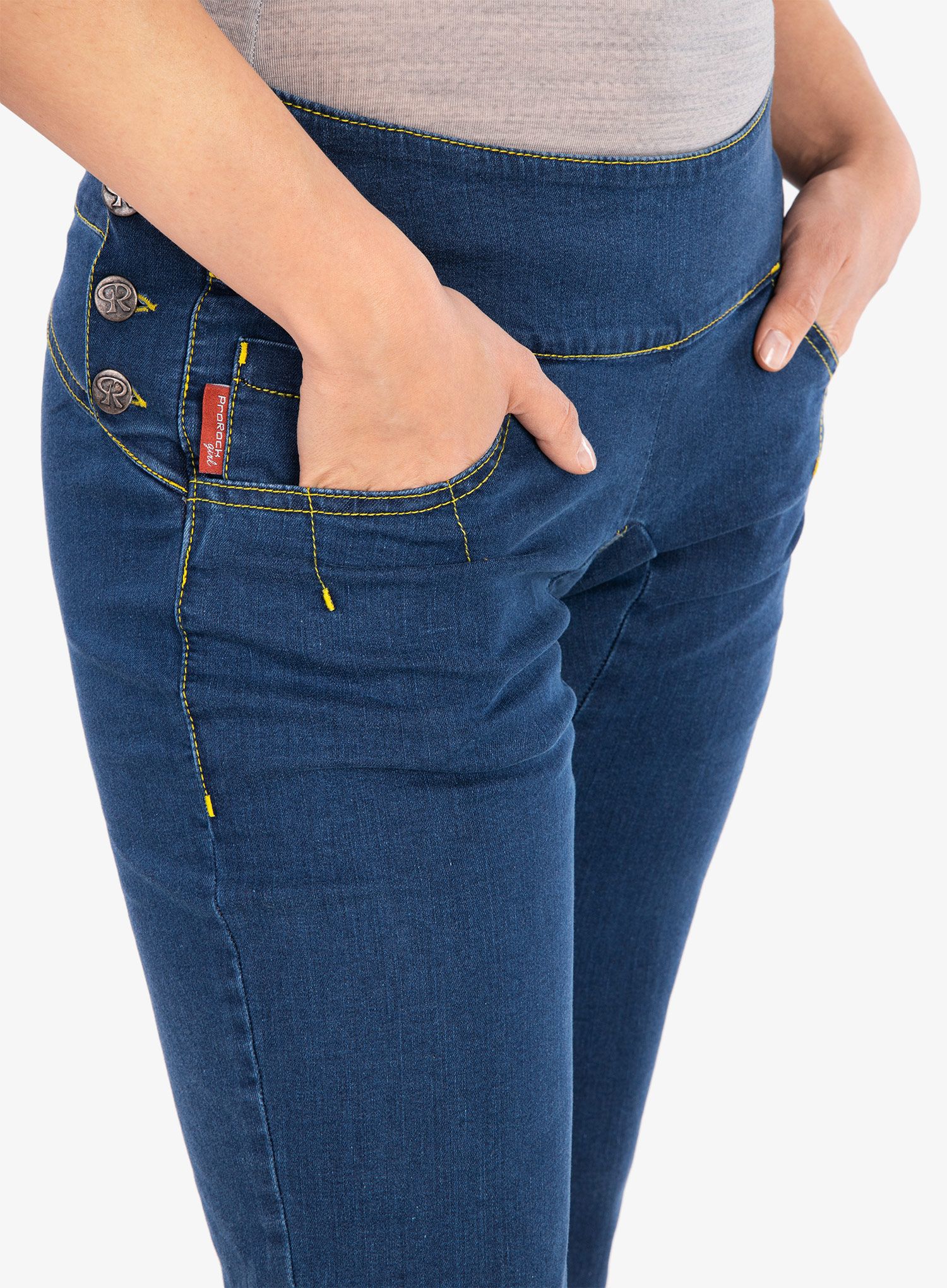 Dámské lezecké kalhoty ProRock Maya - dark blue jeans
