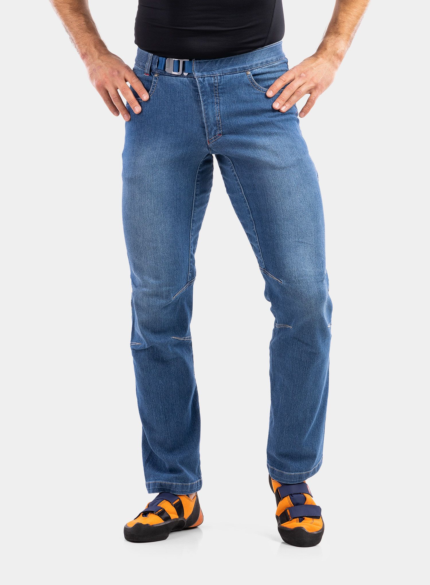 Lezecké kalhoty Ocun Hurrikan Jeans - middle blue
