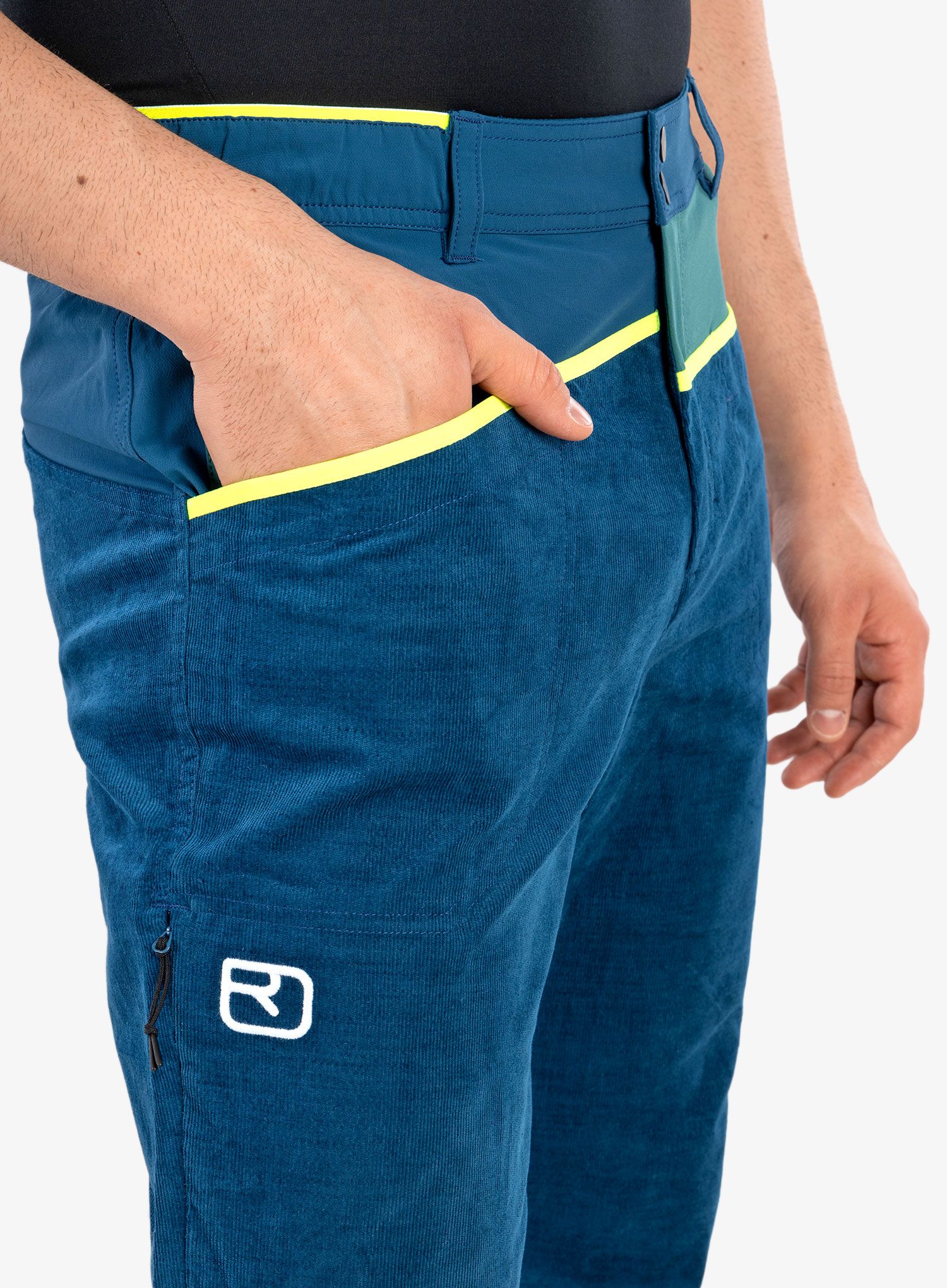 Lezecké kalhoty Ortovox Casale Pants - petrol blue
