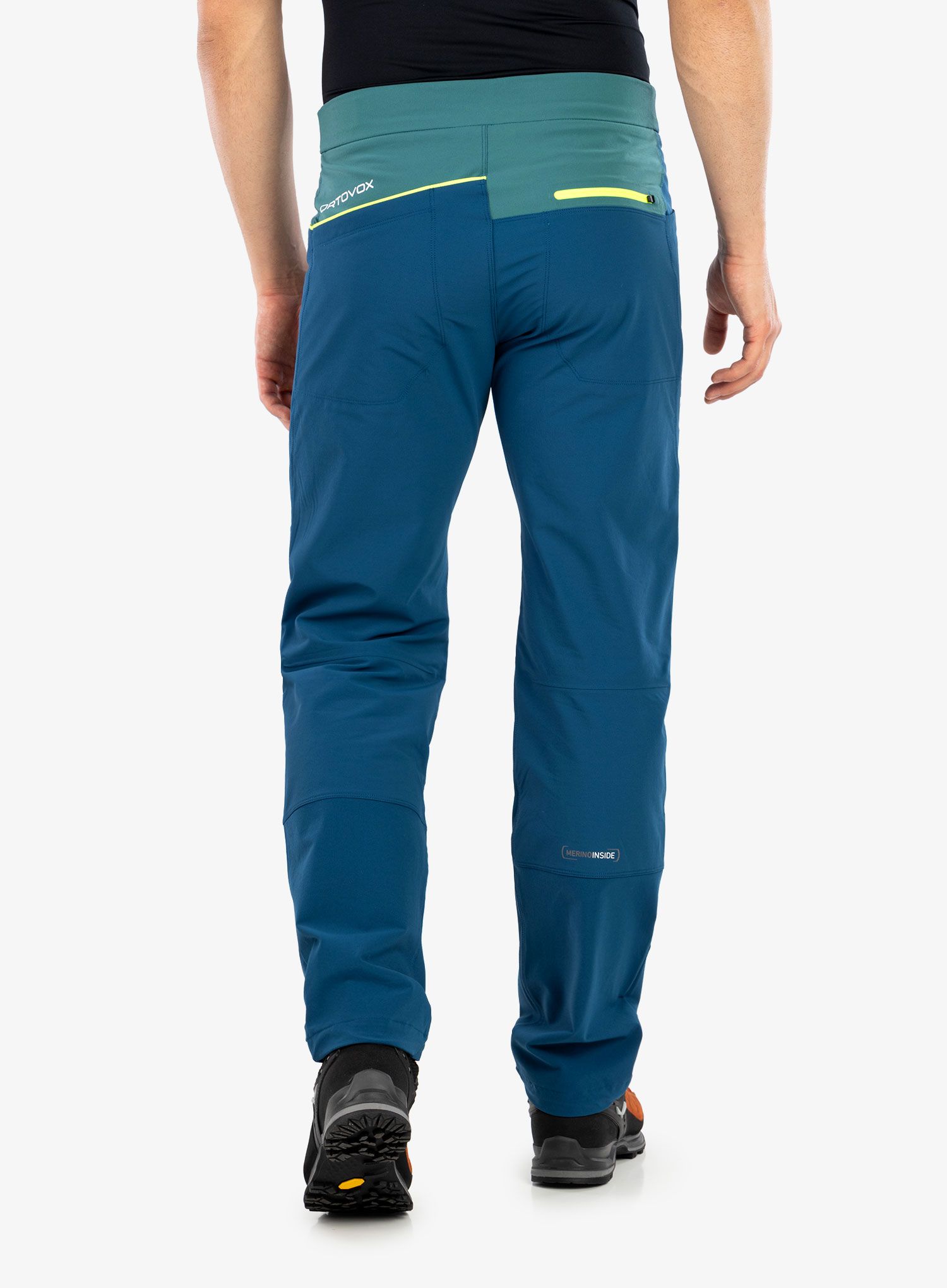Lezecké kalhoty Ortovox Pala Pants - petrol blue