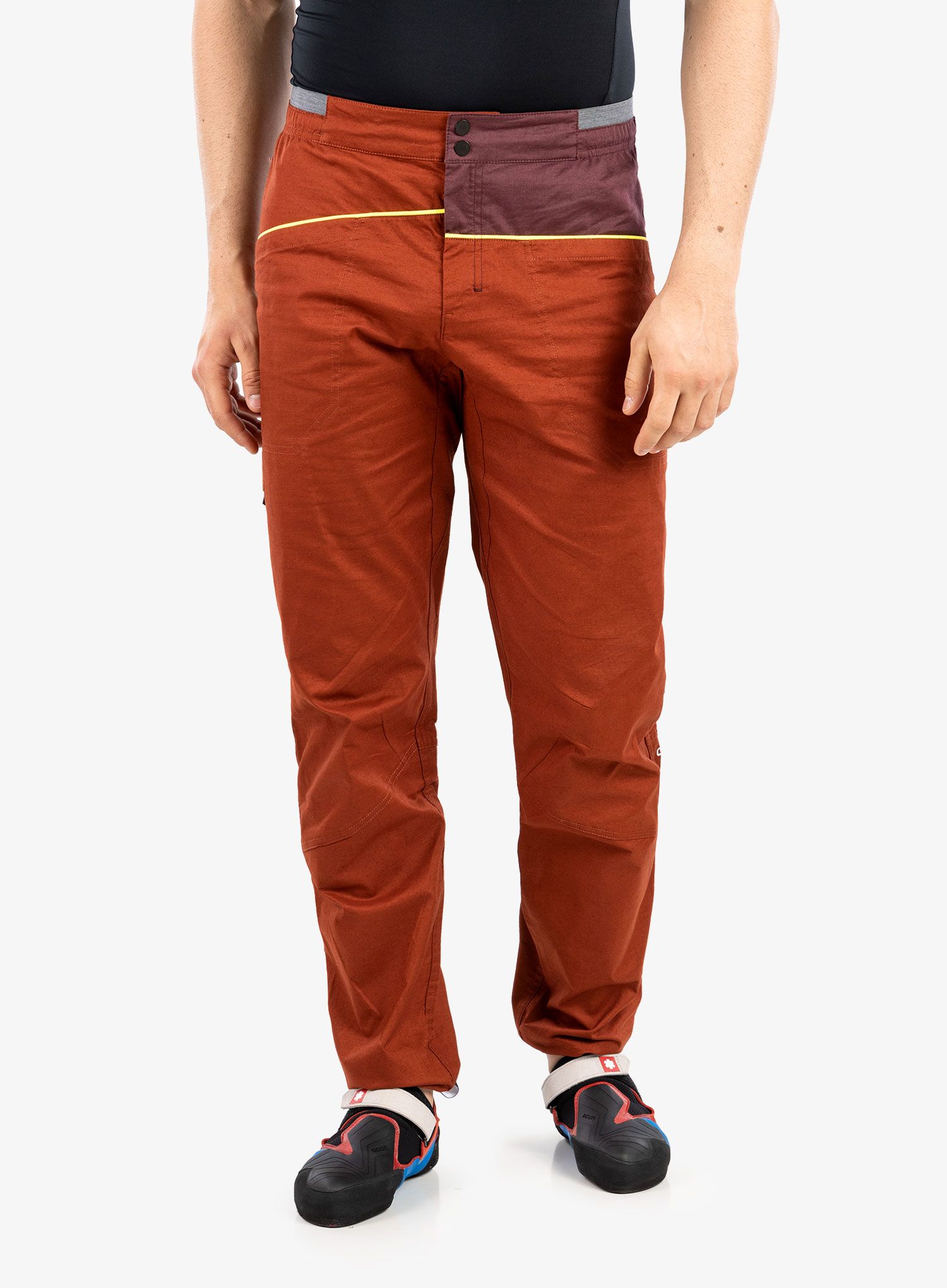 Lezecké kalhoty Ortovox Valbon Pants - clay orange