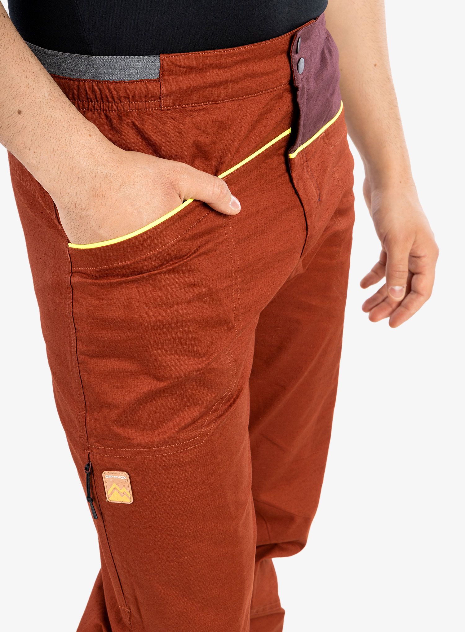 Lezecké kalhoty Ortovox Valbon Pants - clay orange