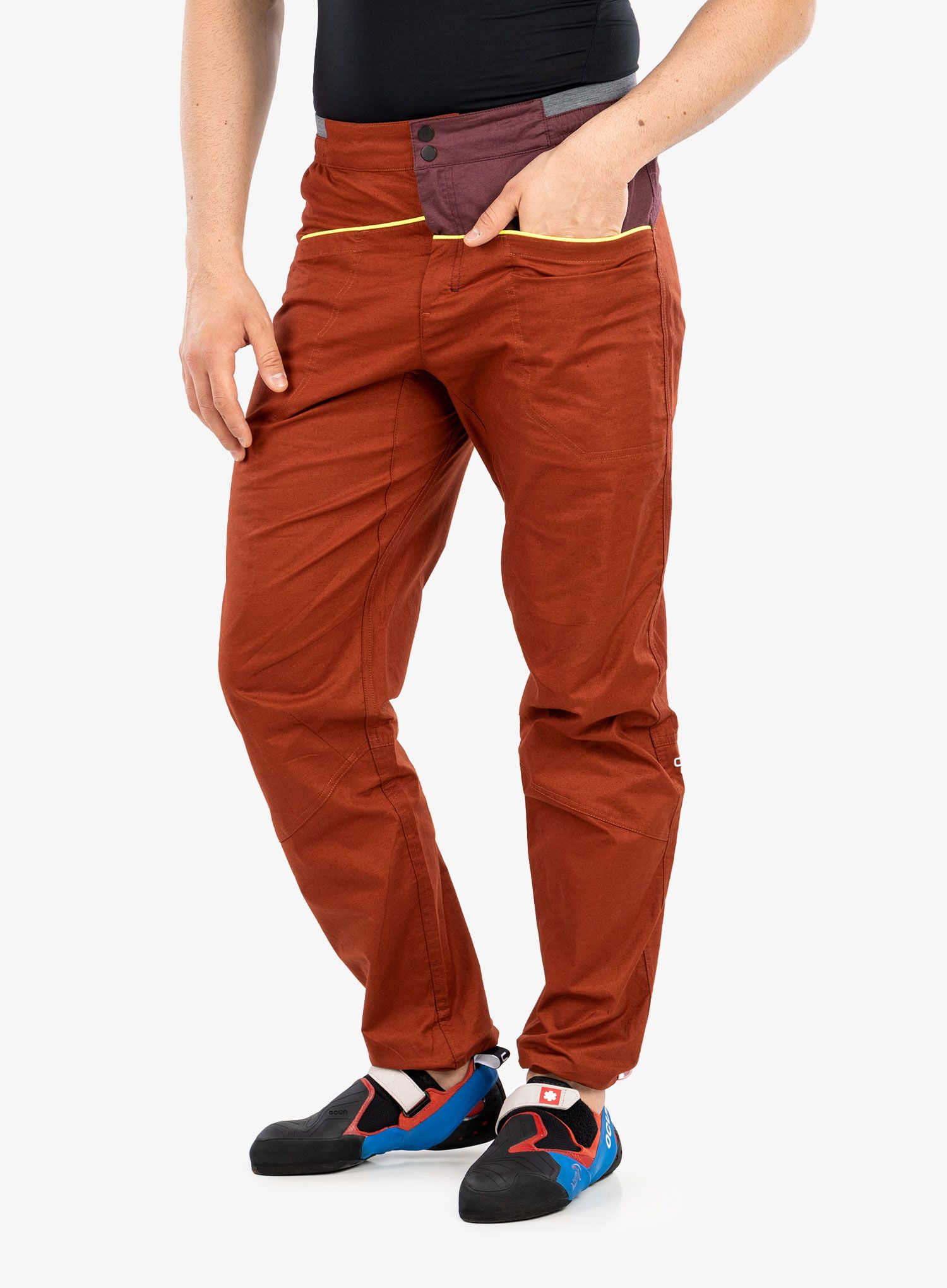 Lezecké kalhoty Ortovox Valbon Pants - clay orange