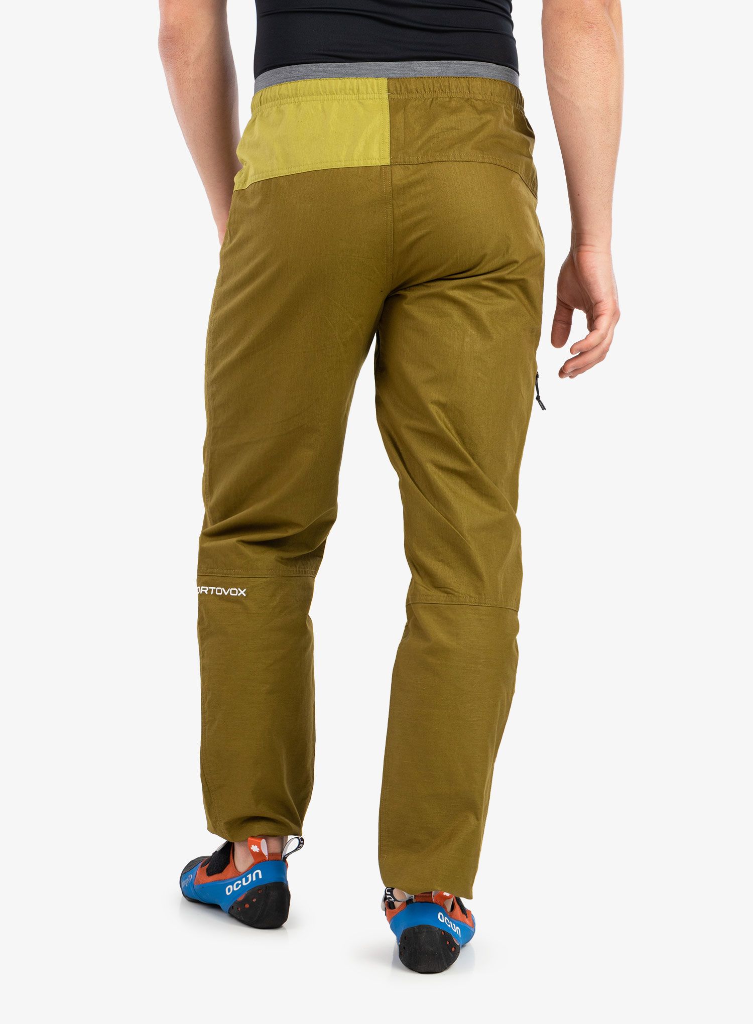 Lezecké kalhoty Ortovox Valbon Pants - green moss