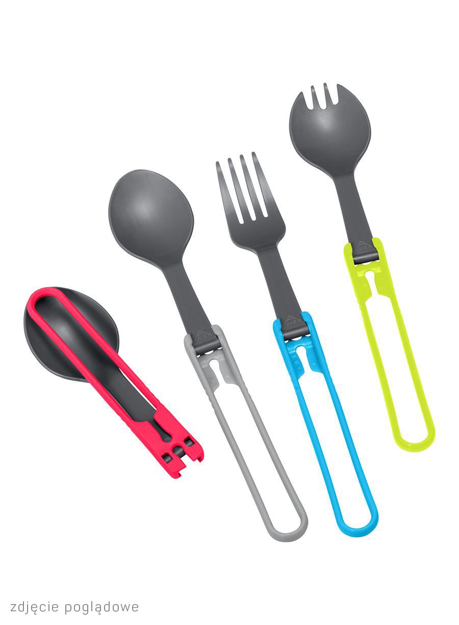 Spork MSR Folding Utensil - blue