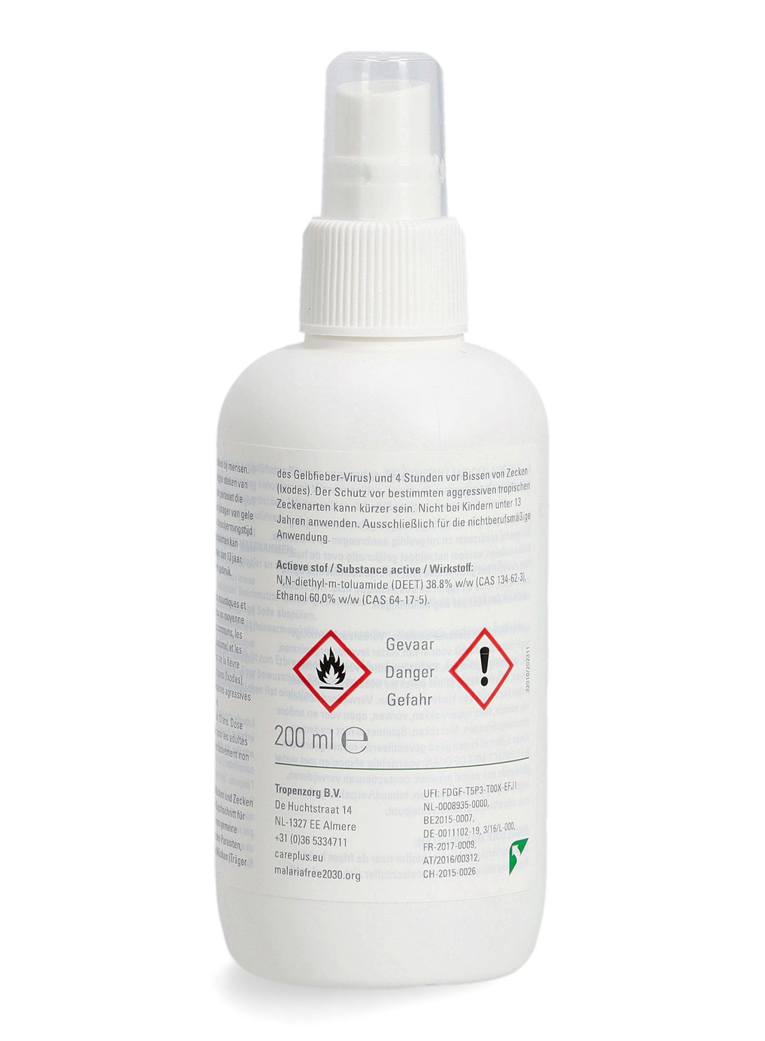 Repelent proti komarum Care Plus Anti-Insect Deet Spray 40% 200ml