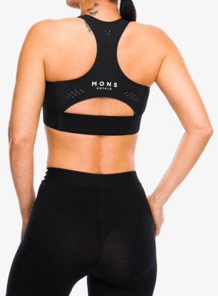 Sportovní podprsenka Mons Royale Stratos Bra - black