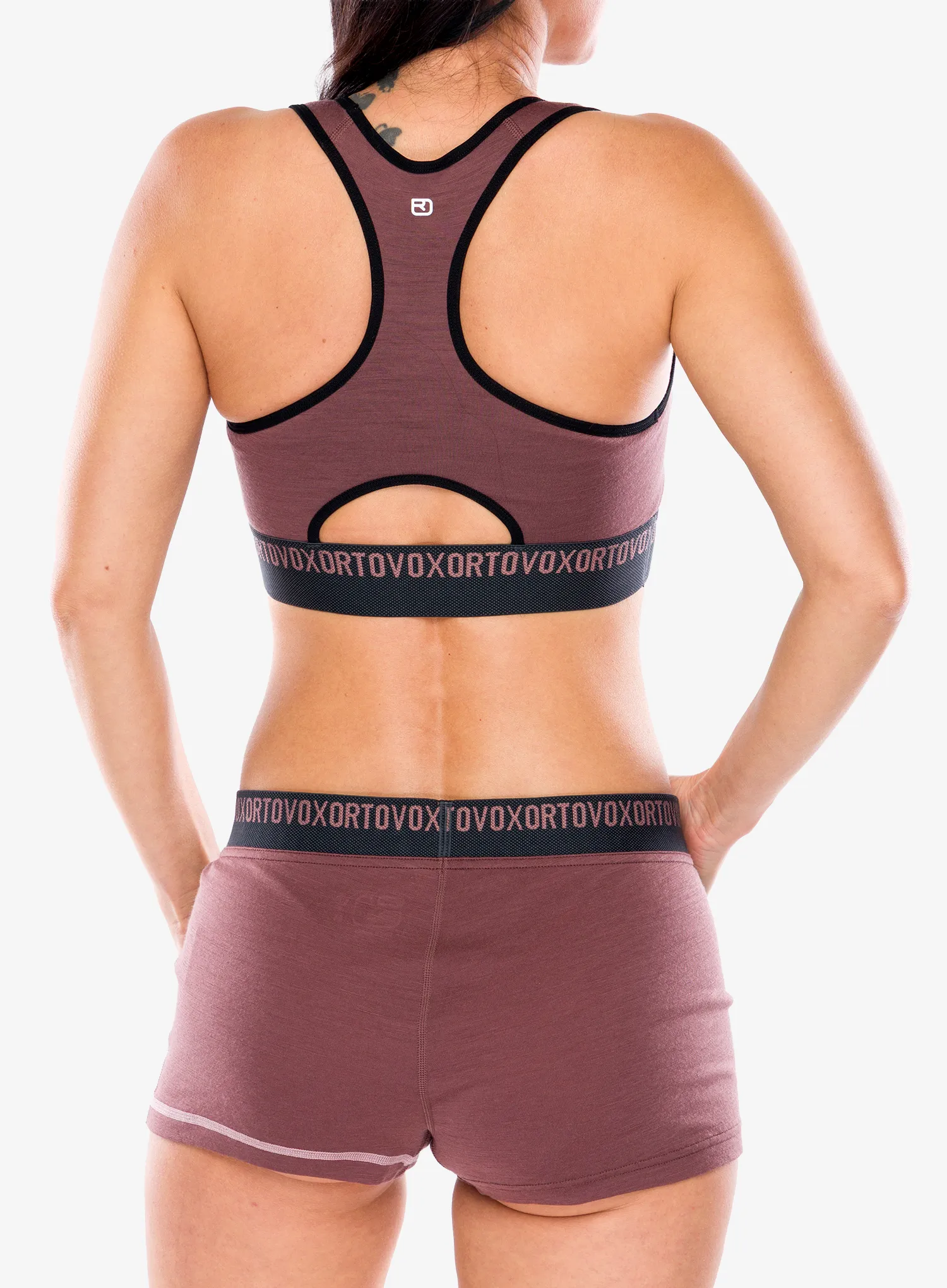 Sportovní podprsenka Ortovox 185 Rock N Wool Sport Top - chestnut