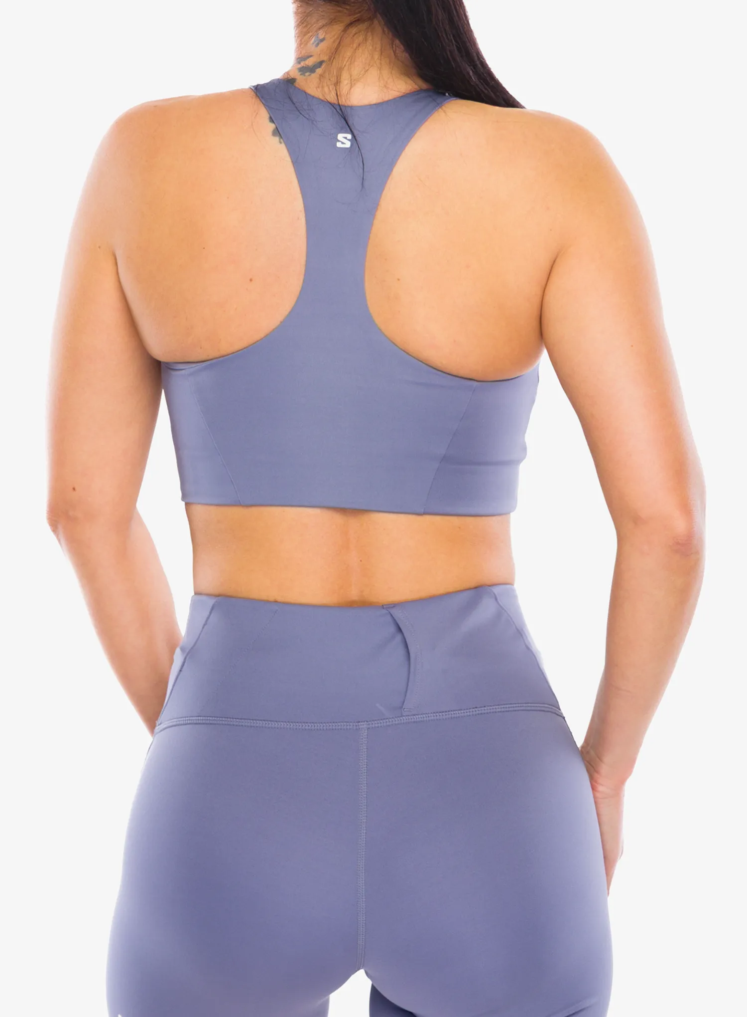 Sportovní podprsenka Salomon Shakeout Core Bra - blue granite