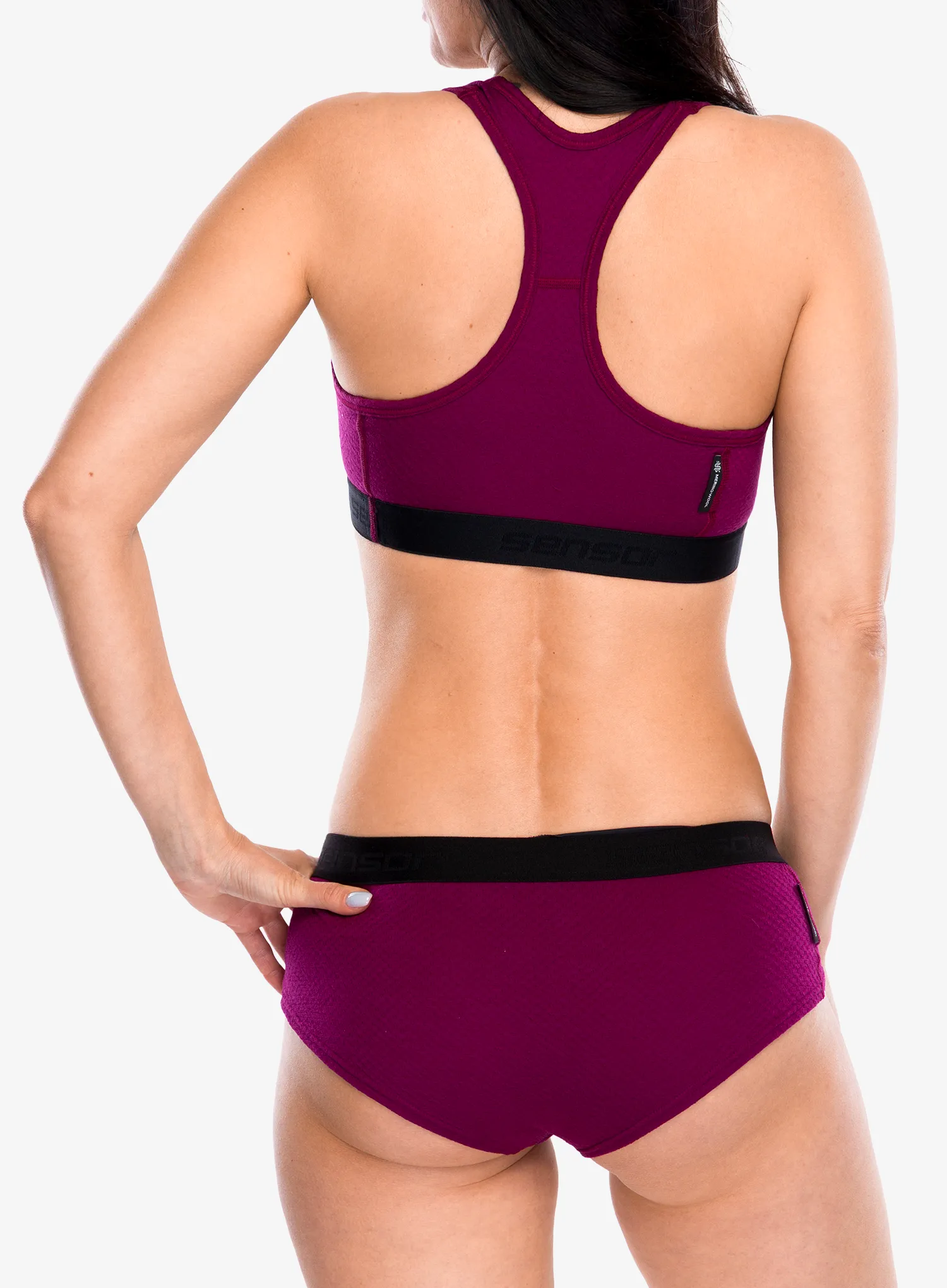 Sportovní podprsenka Sensor Merino DF Bra - lilla