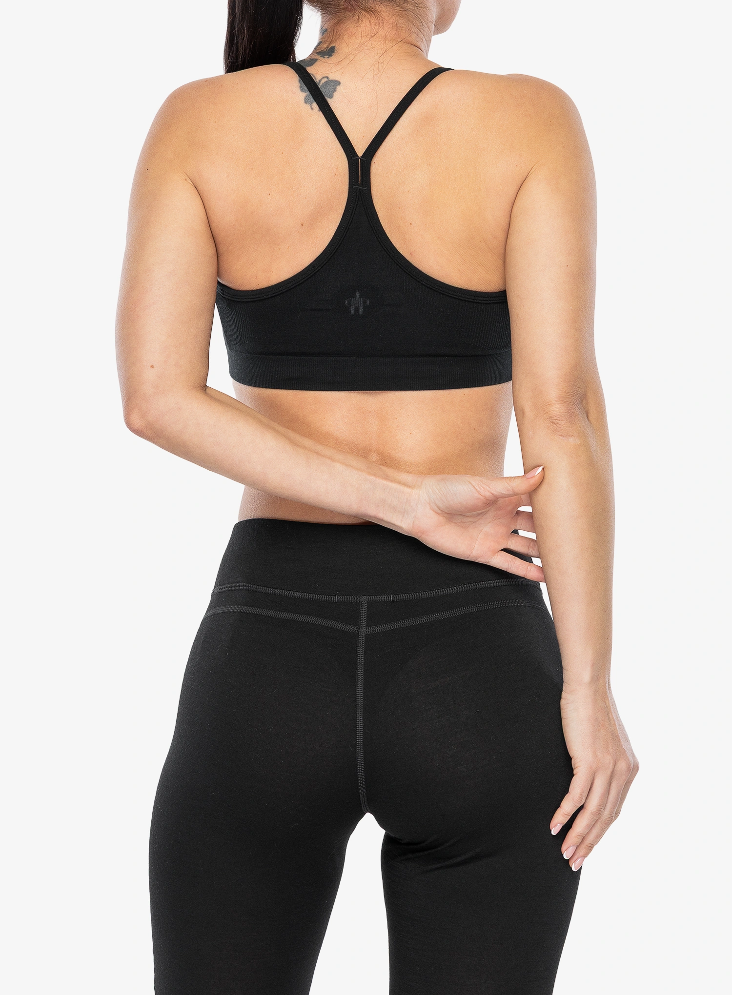 Sportovní podprsenka Smartwool Merino Blend Bralette - black