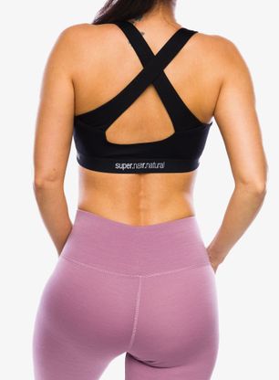 Sportovní podprsenka Super.natural Feel Good Bra - jet black