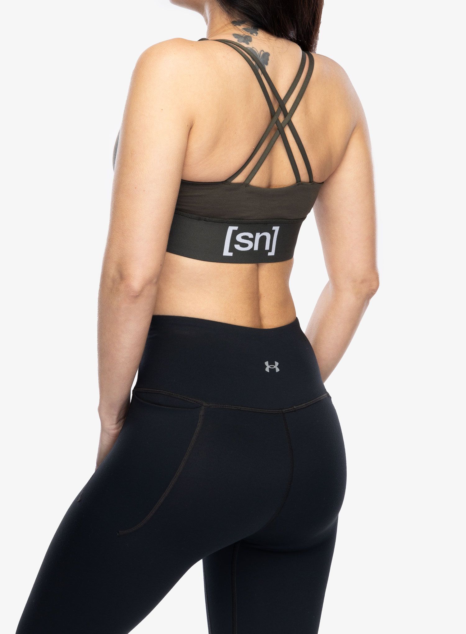 Sportovní podprsenka Super.natural Super Top - black ink