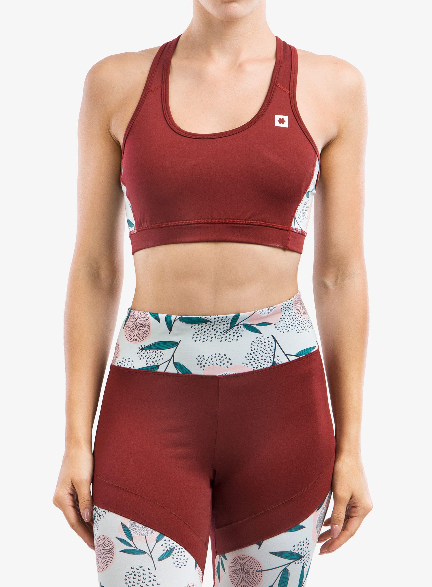 Sportovní podprsenka Ocun Misty Bra - wine merlot