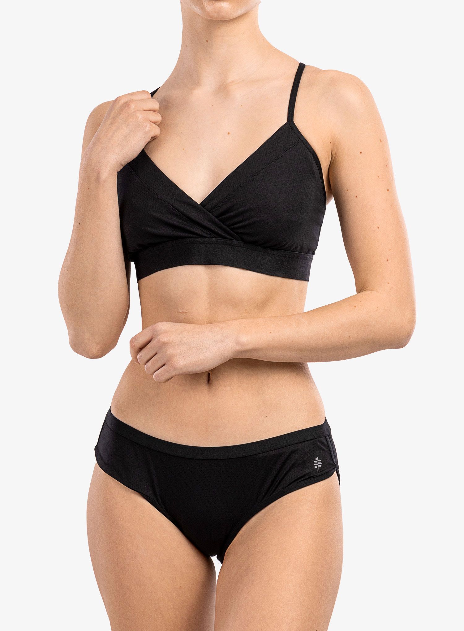 Sportovní podprsenka Royal Robbins ReadyDry Racerback Bra - jet black