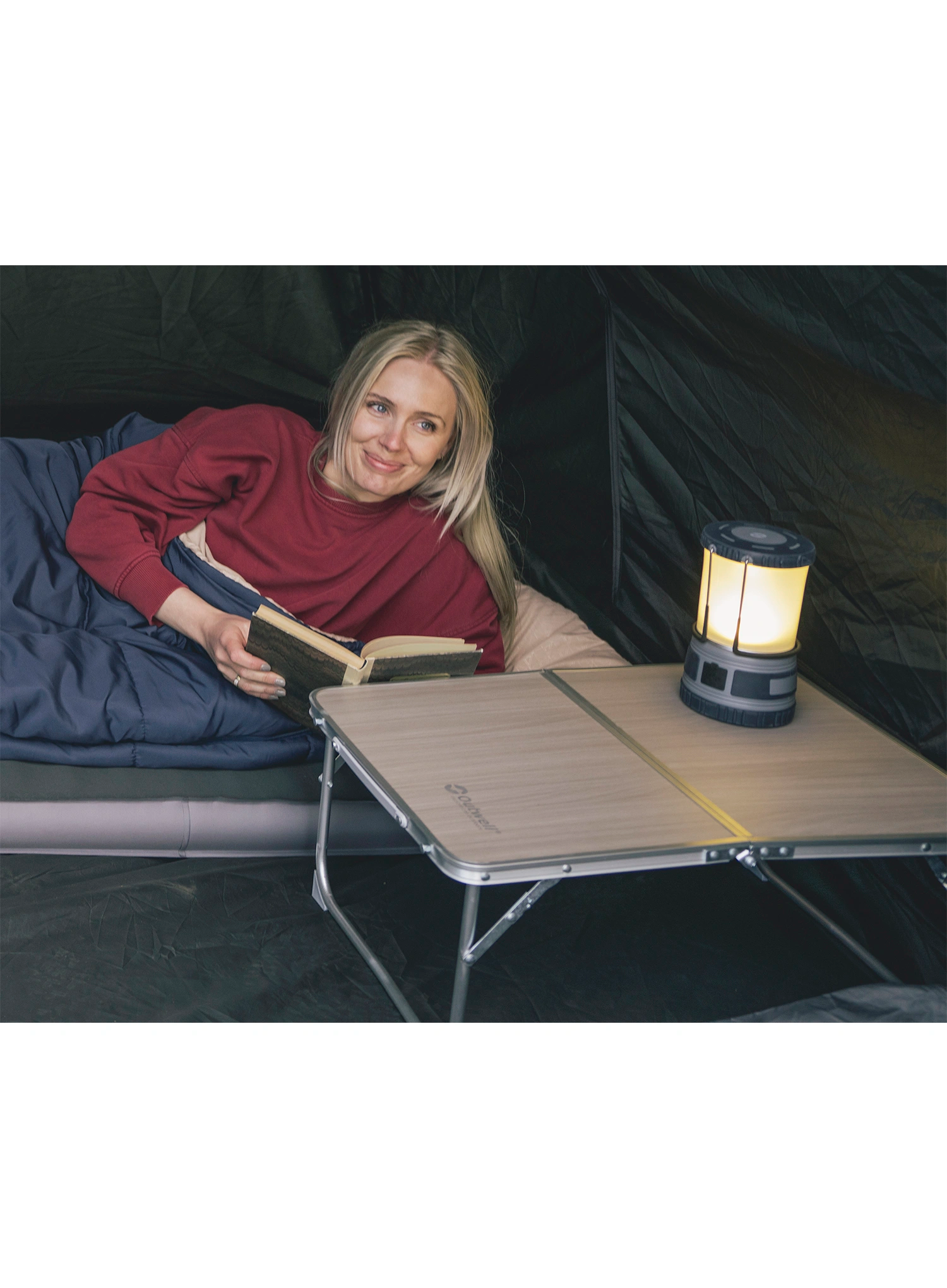 Kempingový stolek Outwell Heyfield Low Table - steel