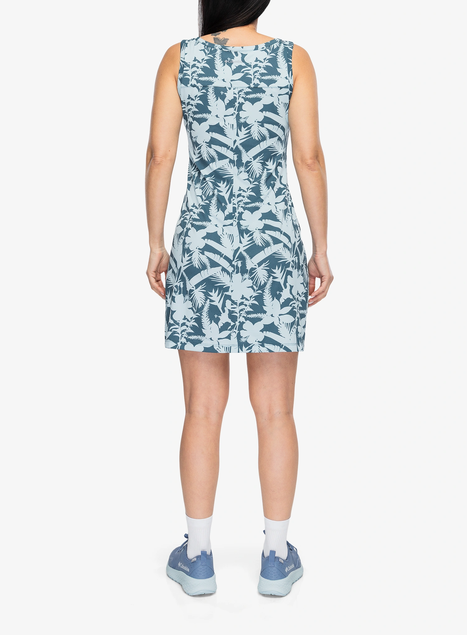 Sportovní šaty Columbia Chill River Printed Dress - everblue/botaniflage tonal