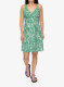 Sportovní šaty Patagonia Amber Dawn Dress - bees and flowers/leaf green
