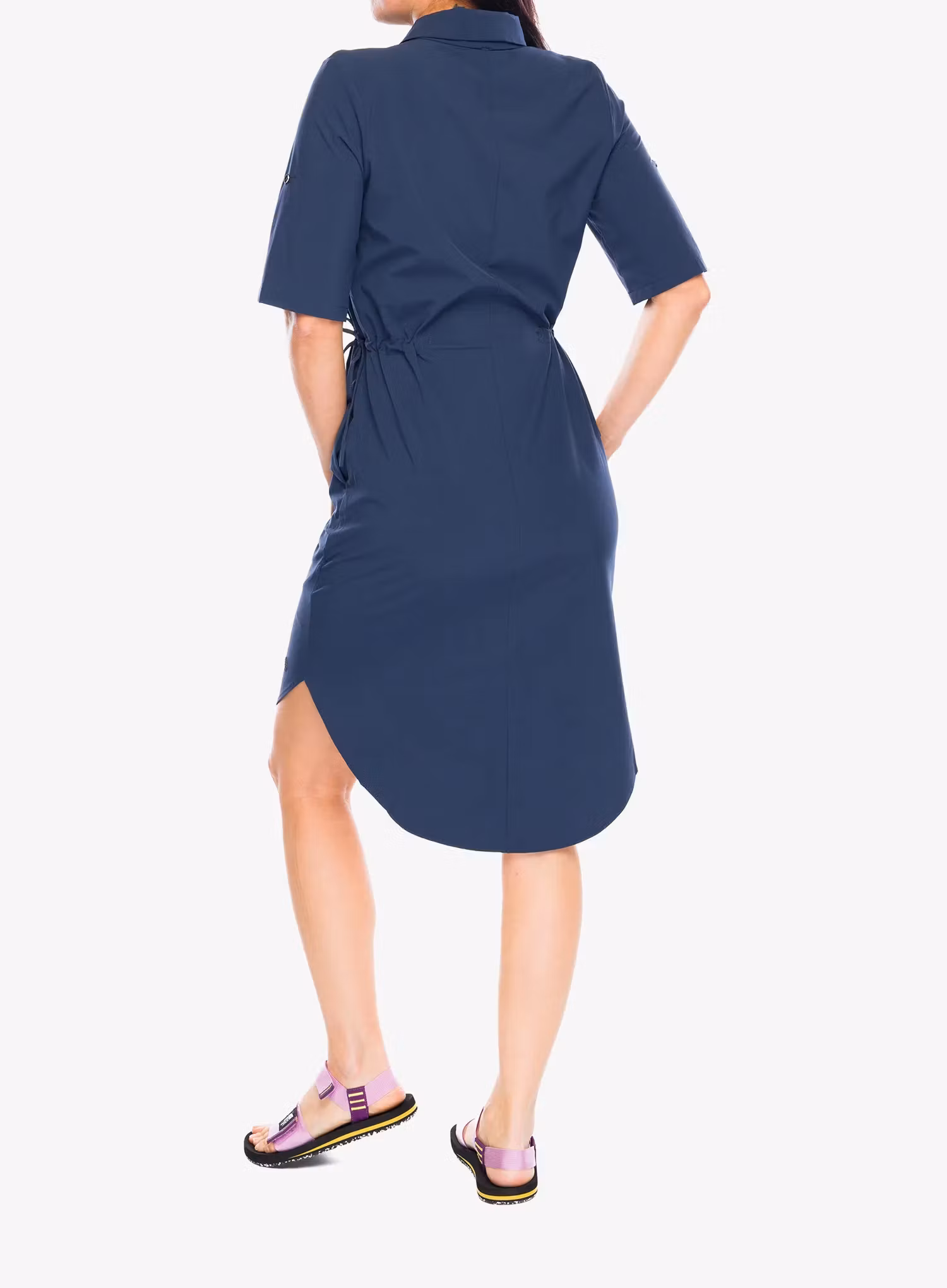 Turistické šaty Royal Robbins Spotless Traveler Dress SS - navy