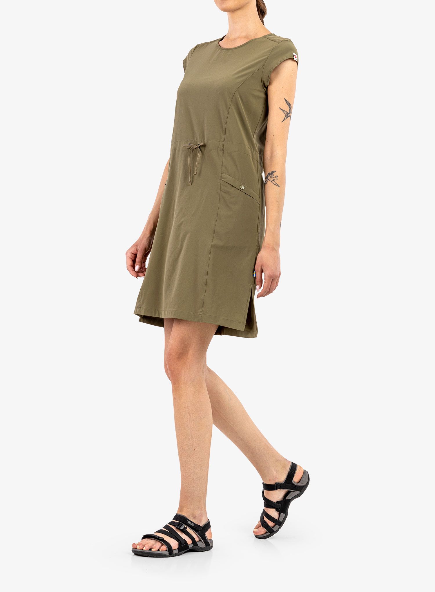 Turistické šaty Fjallraven High Coast Lite Dress - green