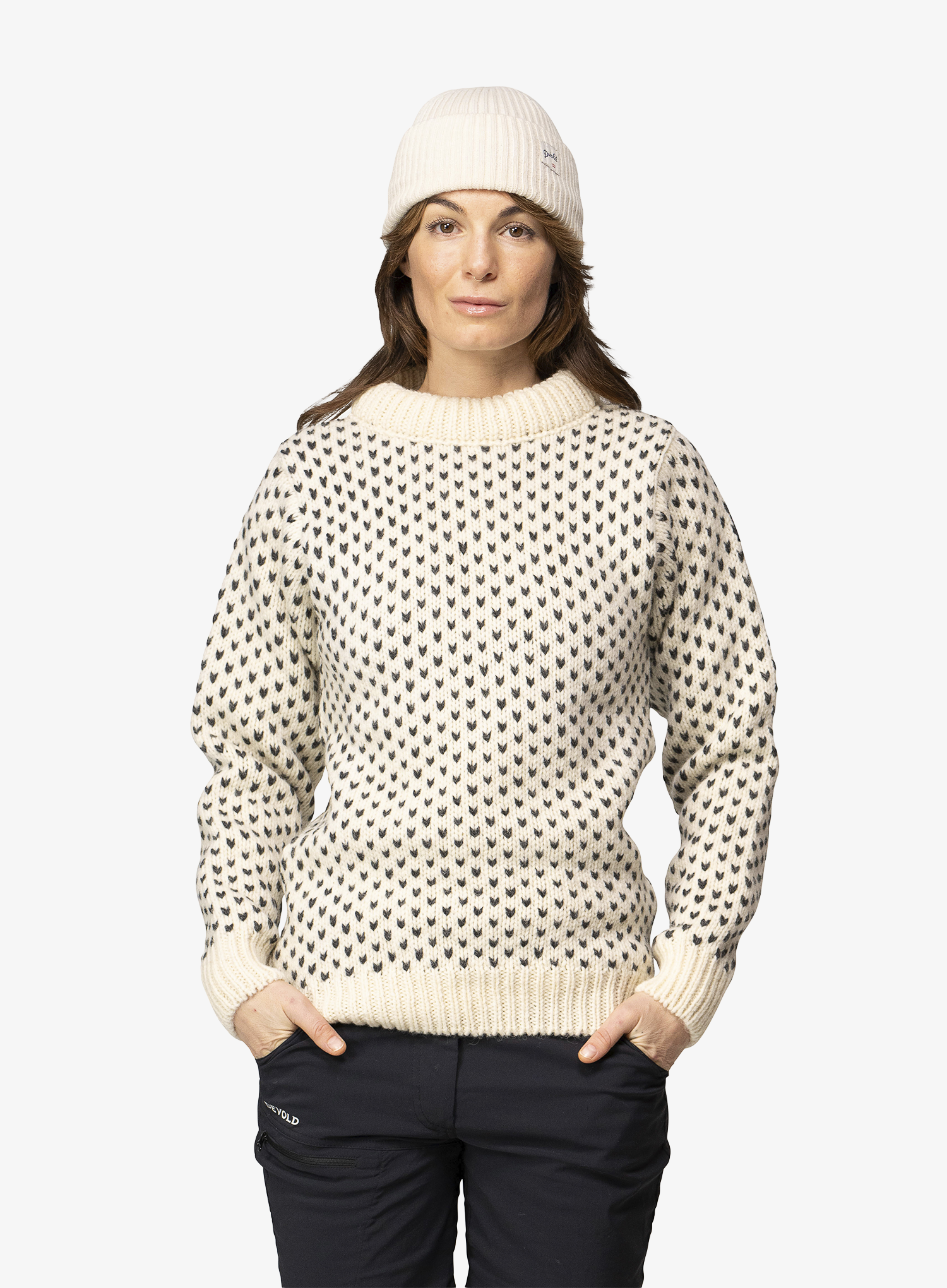 Vlněný svetr Devold Nordsjo Wool Sweater - offwhite