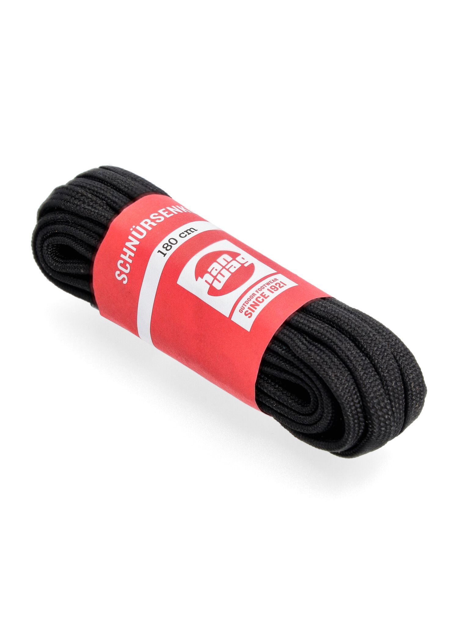 Tkaničky Hanwag Laces 180 cm - black