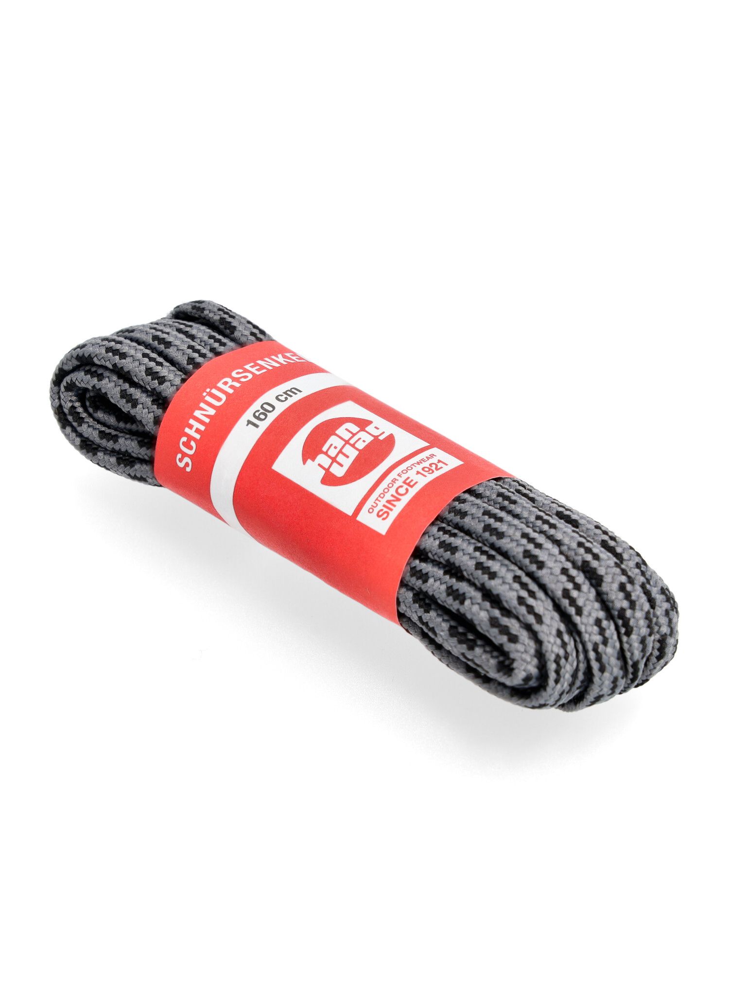 Tkaničky Hanwag Laces 160 cm - grey/black