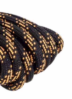 Tkaničky Zamberlan Round Lace - black/orange