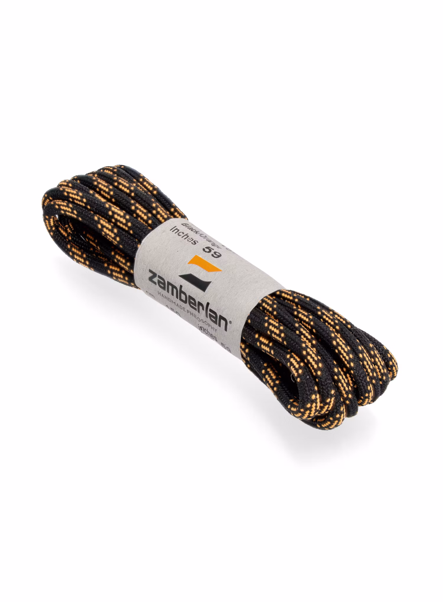 Tkaničky Zamberlan Round Lace - black/orange