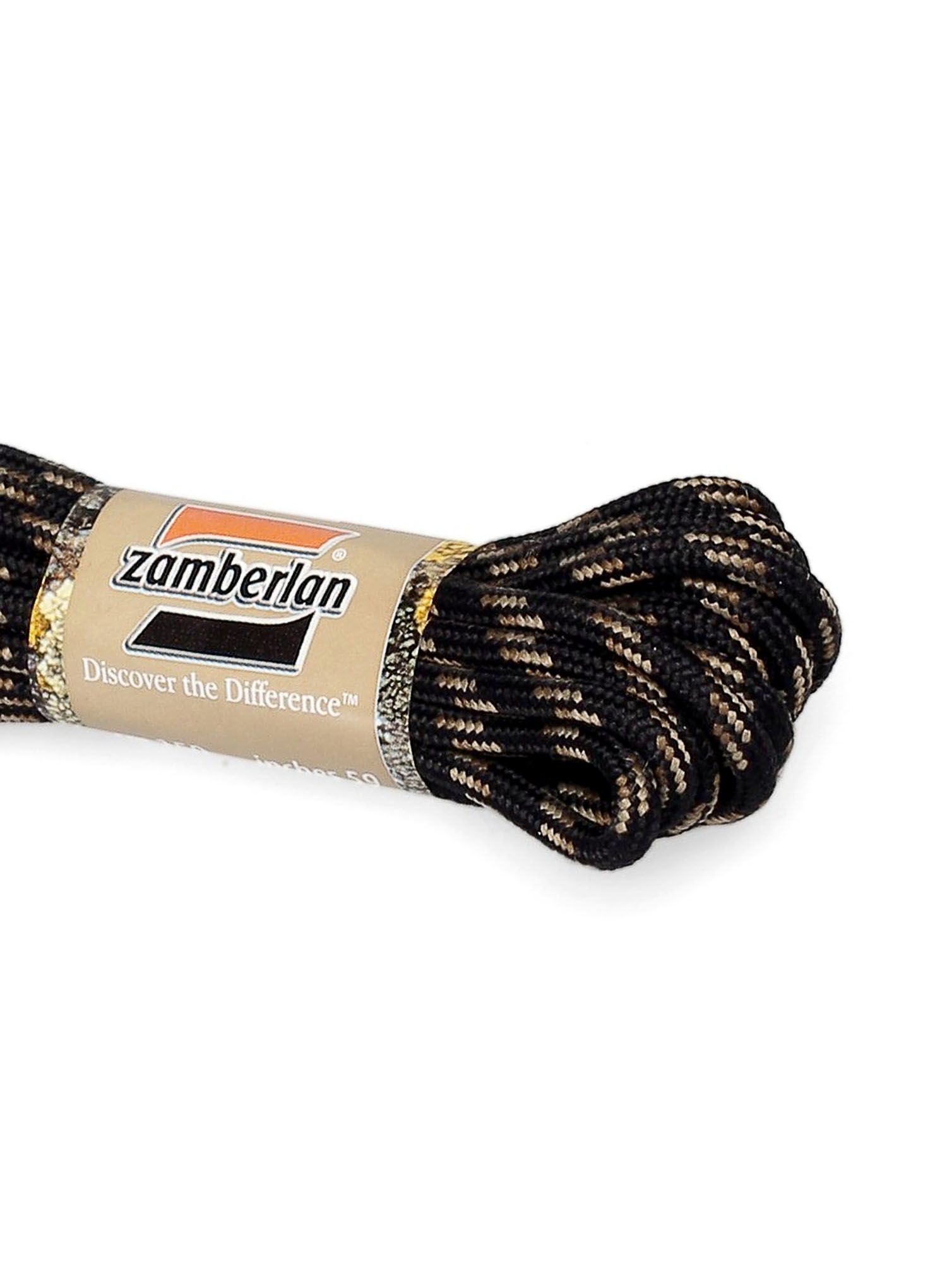 Tkaničky Zamberlan Round Lace - black/beige