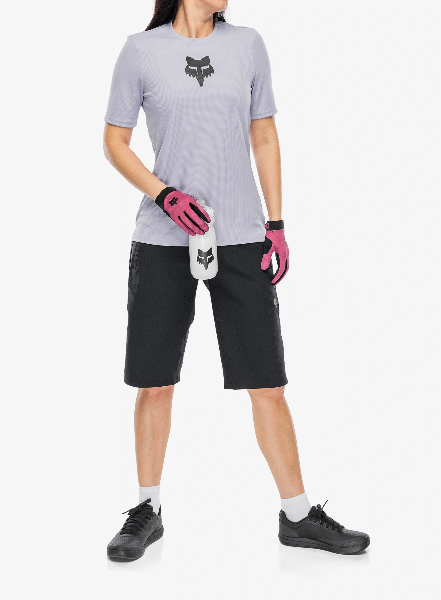 Cyklokraťasy dámské Fox Defend Short - black/black