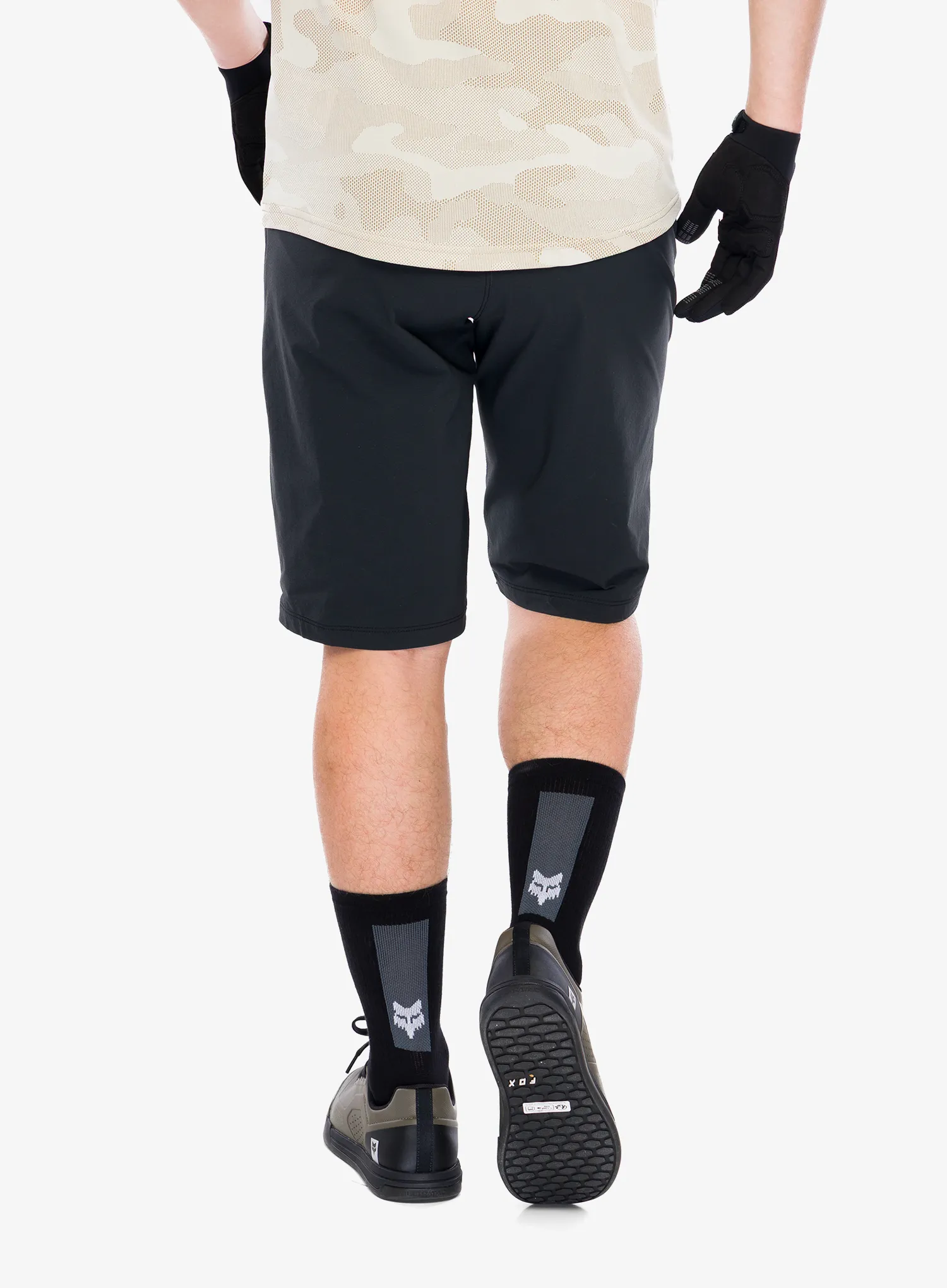 Cyklo kraťasy Fox Flexair Short W/Liner - black
