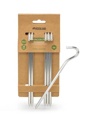 Kolíky ke stanu Rockland Haxagon 6 pcs