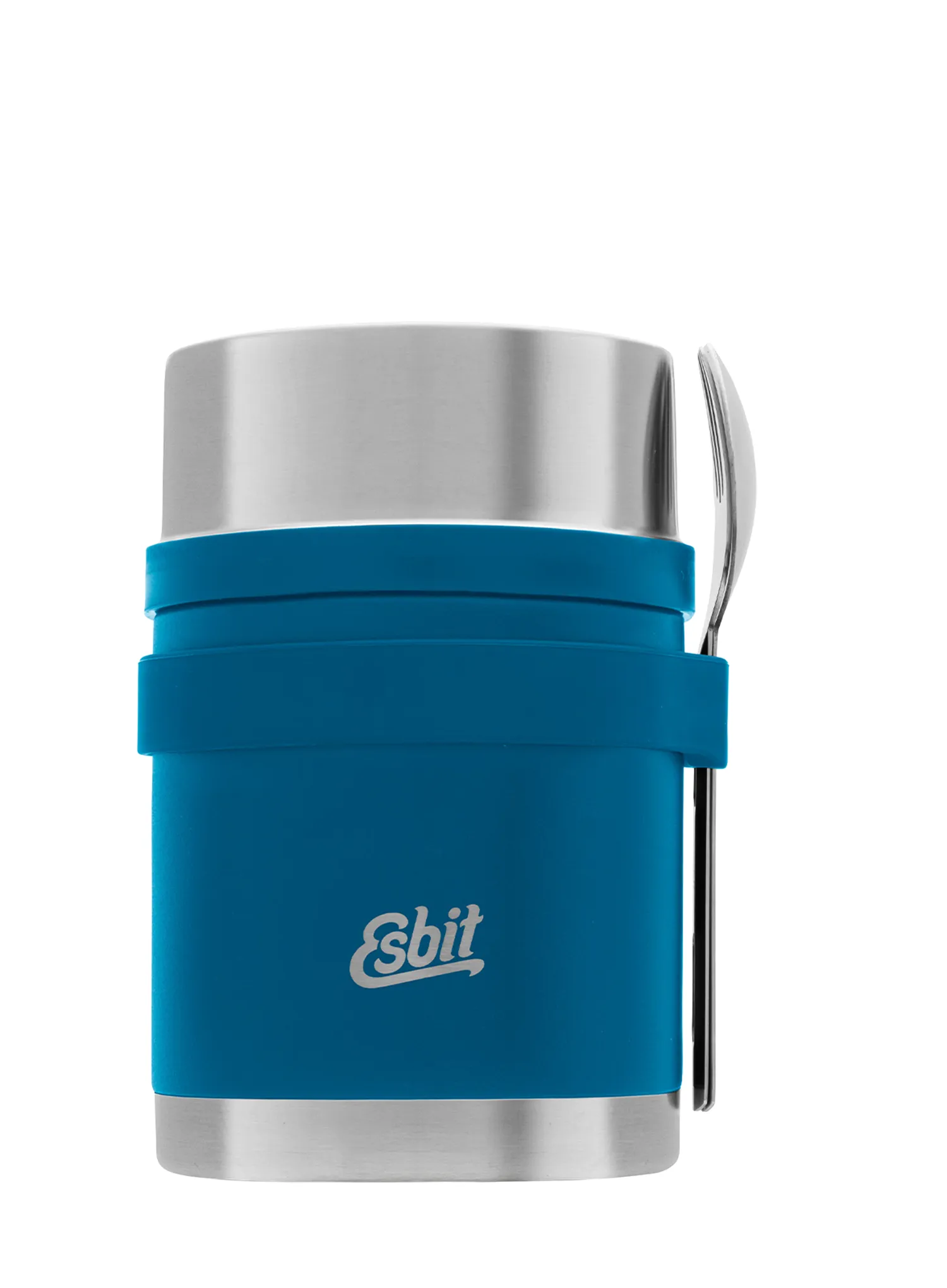 Jídelní příbor Esbit Cutlery Set Incl. Silicone Band S - polar blue