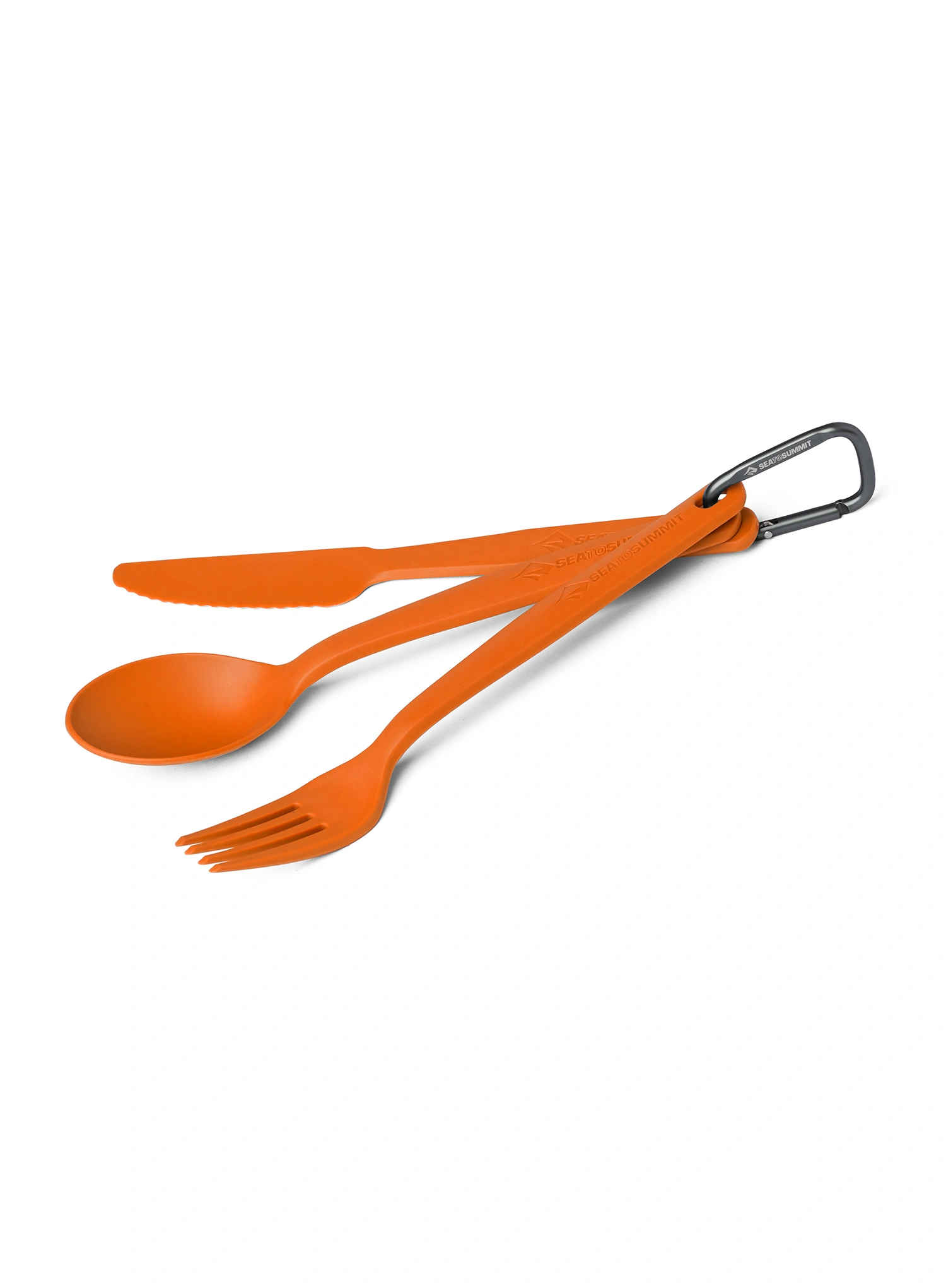Jídelní příbor Sea to Summit Camp Cutlery Set - burnt orange