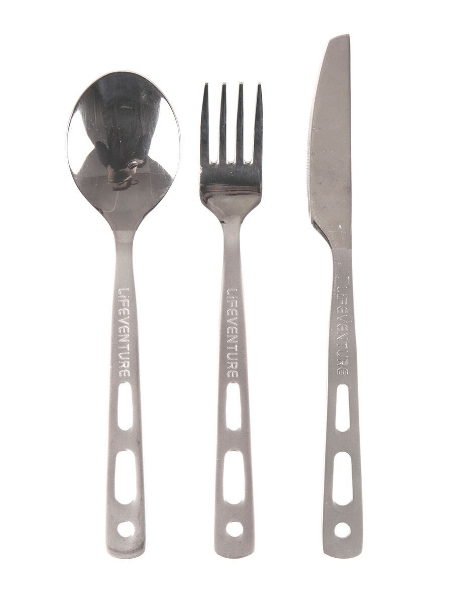 Turistický příbor Lifeventure Basic Cutlery Set