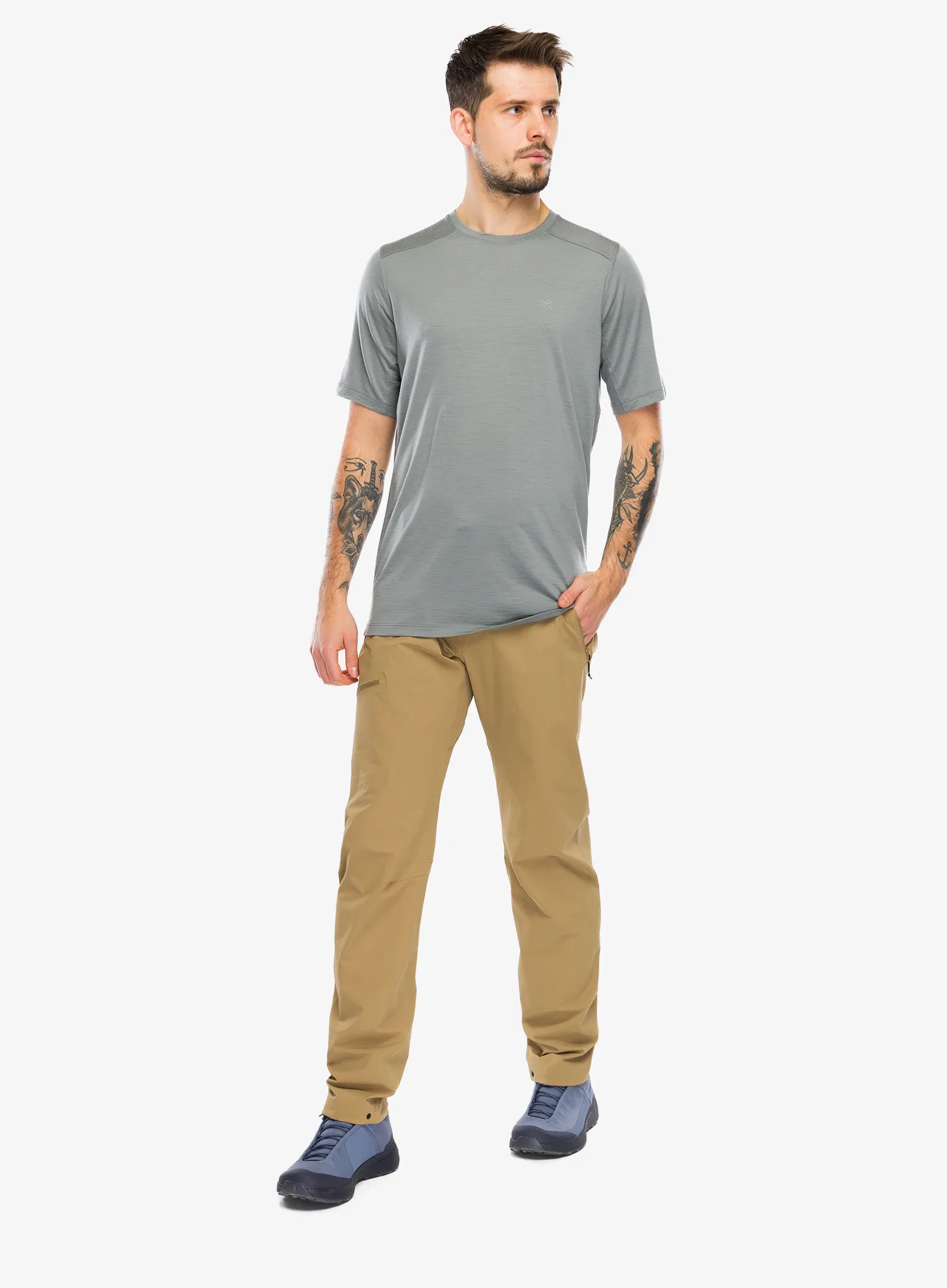 Tričko Arcteryx Ionia Merino Wool SS - void