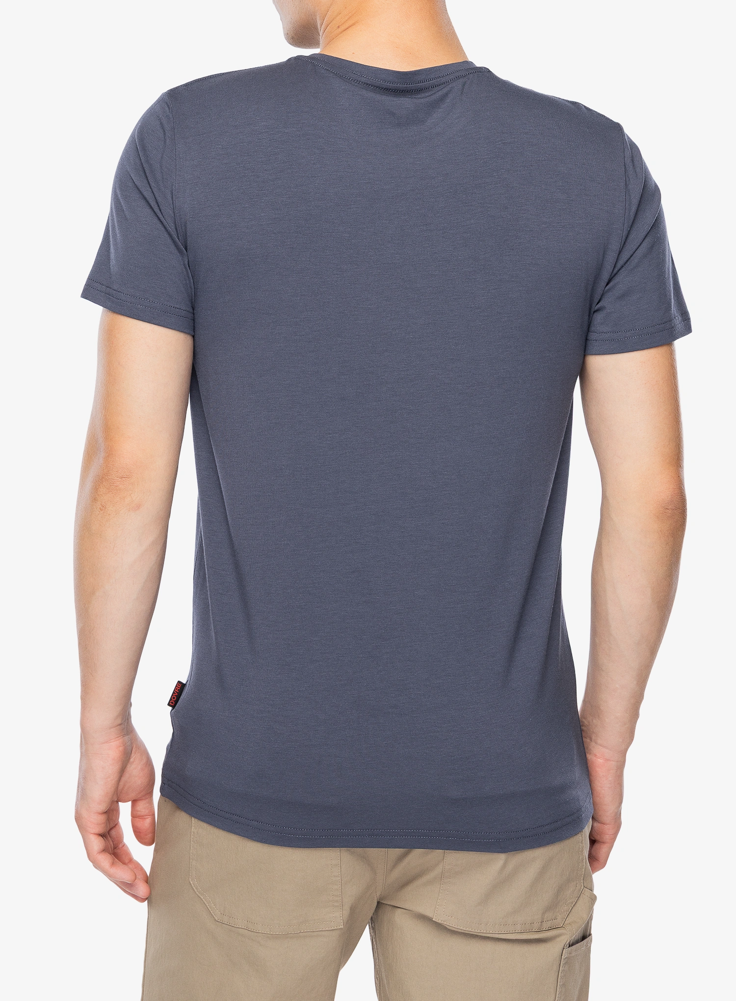 Bavlněné tričko Dovre O-neck Bamboo Viscose T-shirt - grey